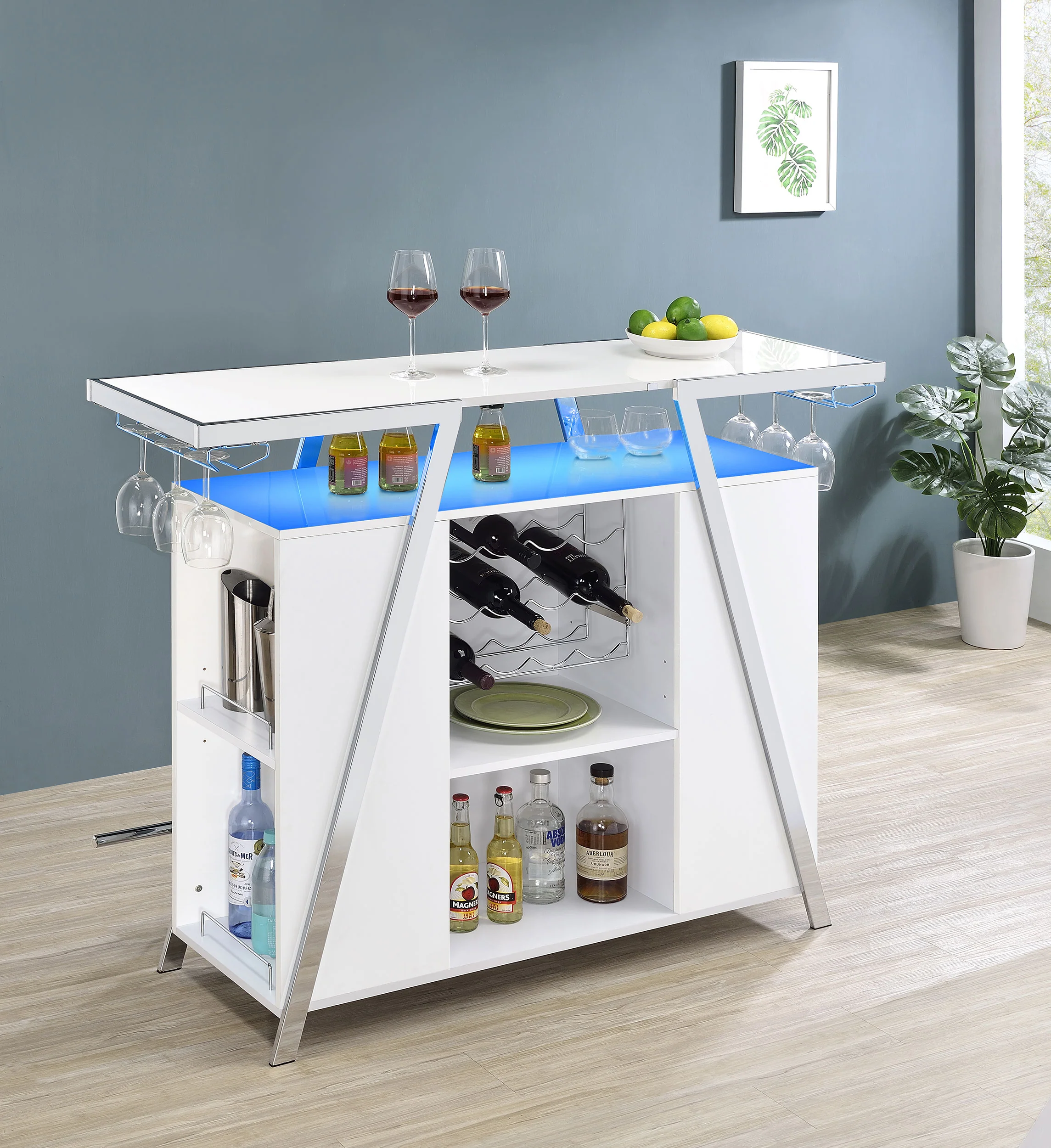 Araceli Home Bar with LED Lighting - Image 6