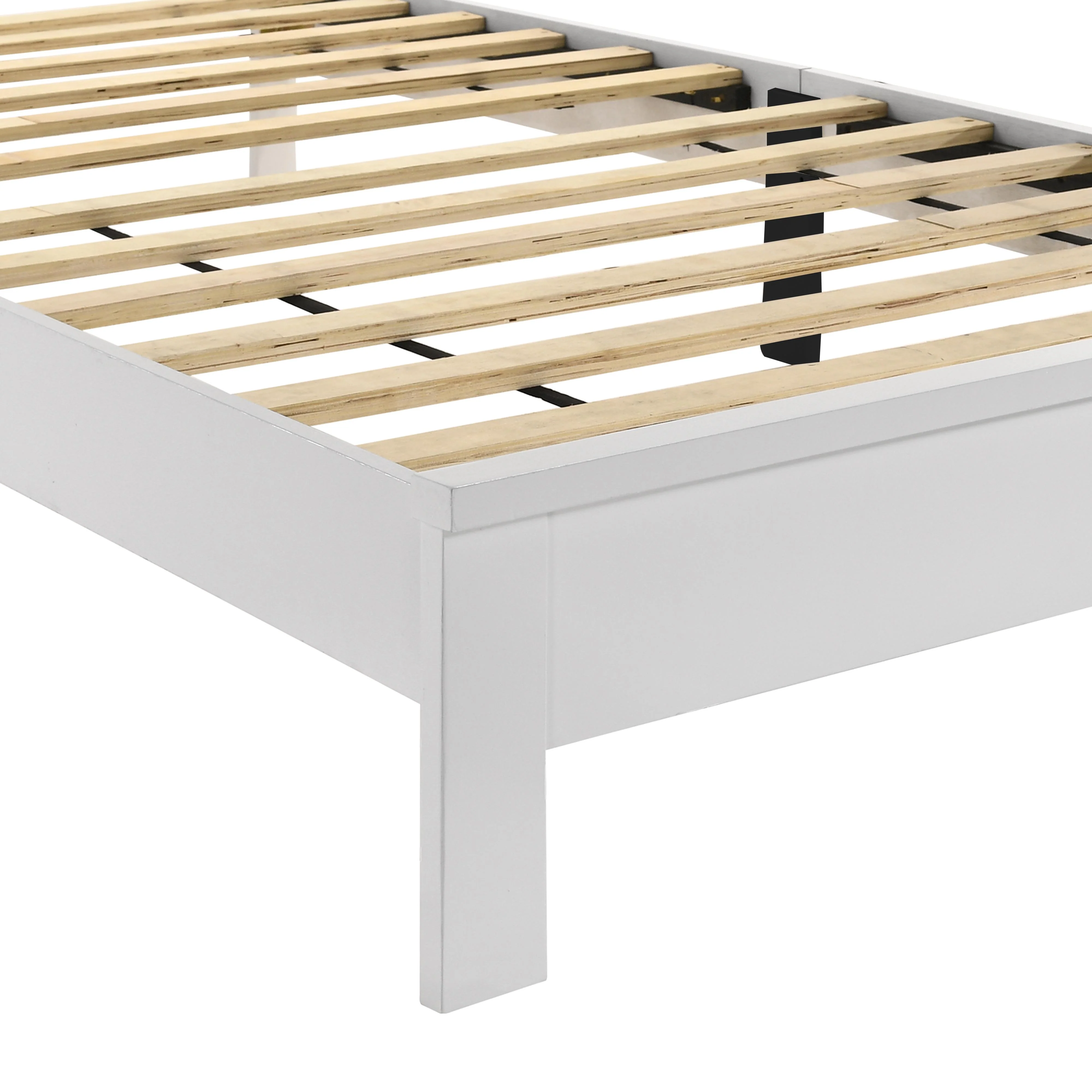 ARIES 4/6 F PANEL BED-HB/FB/RAILS-WHITE - Image 5