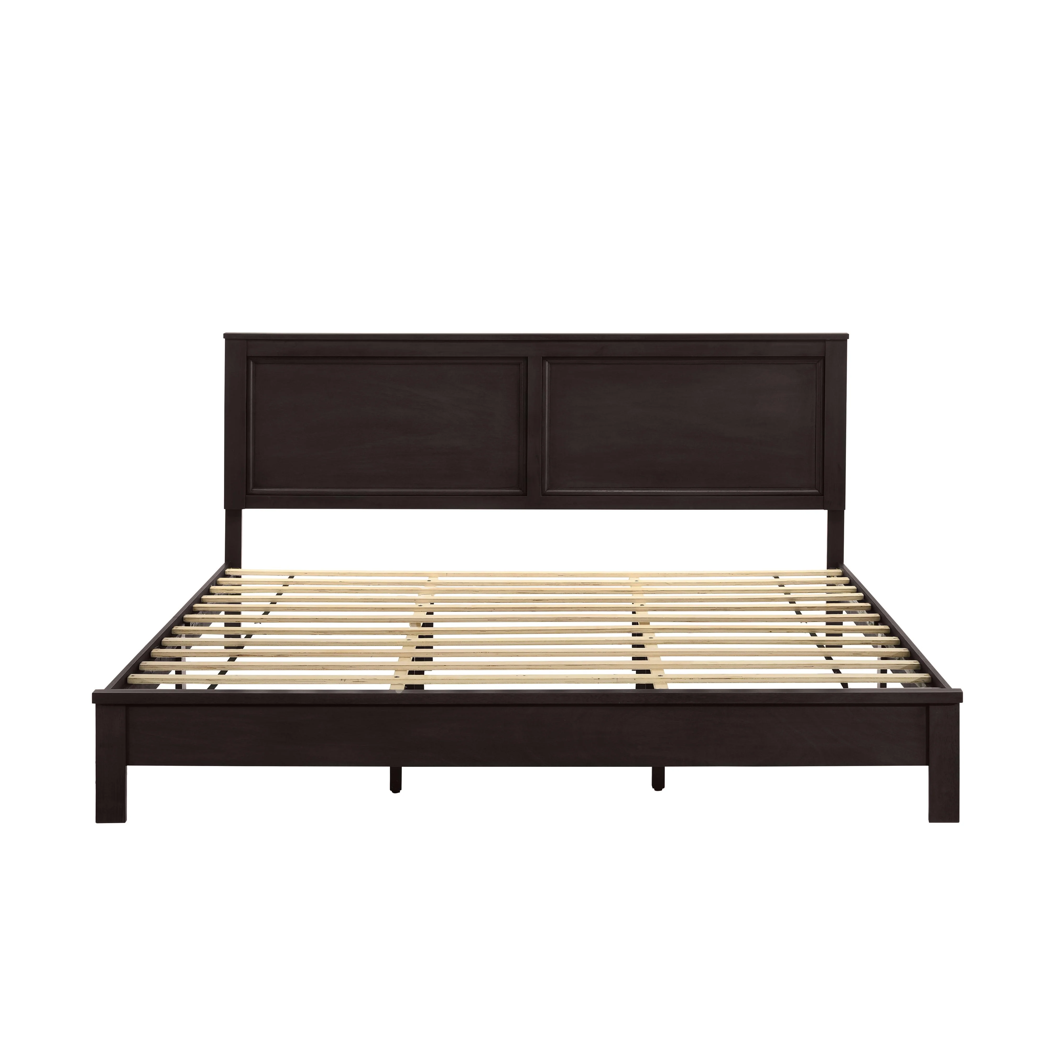 ARIES 6/6 EK PANEL BED-HB/FB/RAILS-MERLOT - Image 2