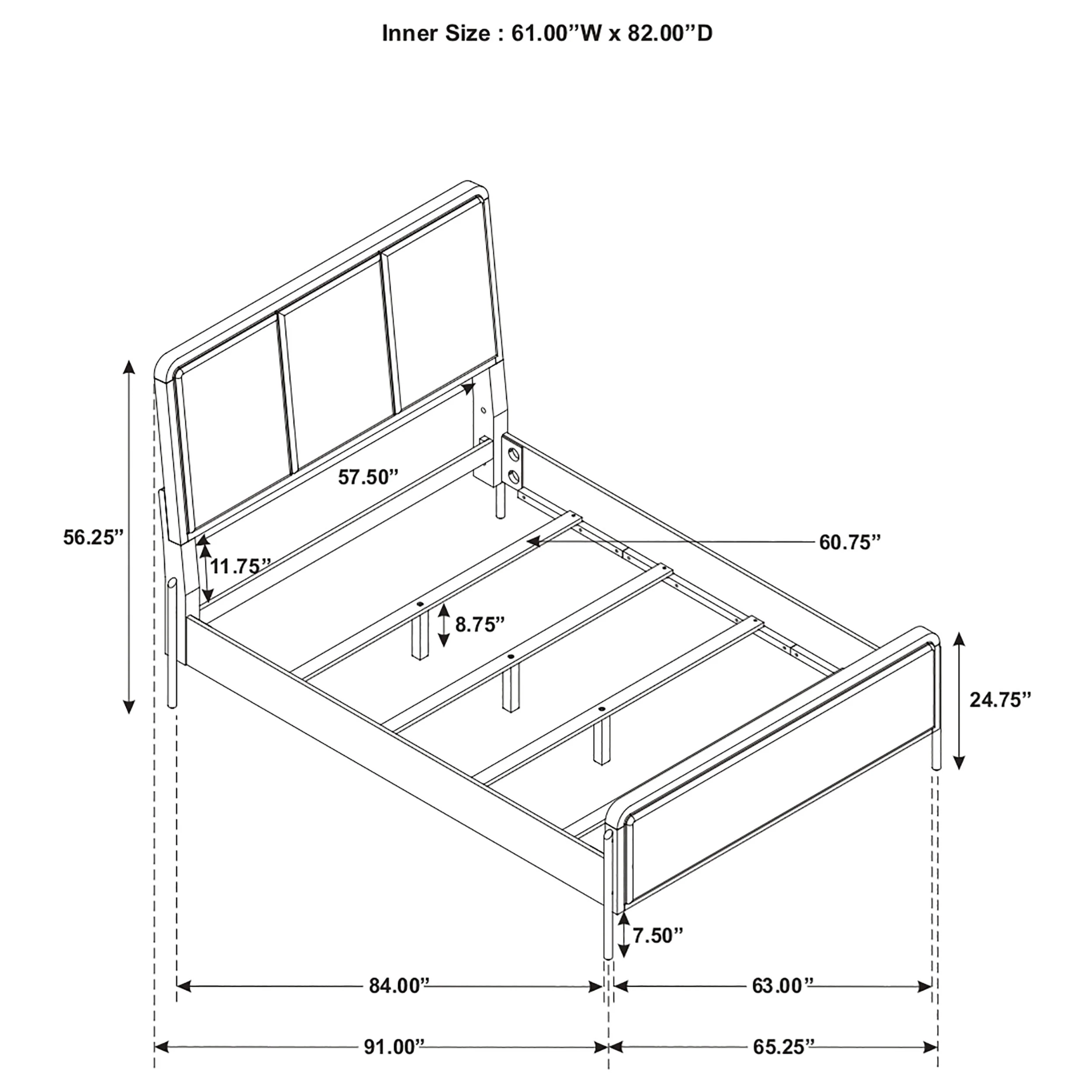 Arini Panel Bed - Image 104