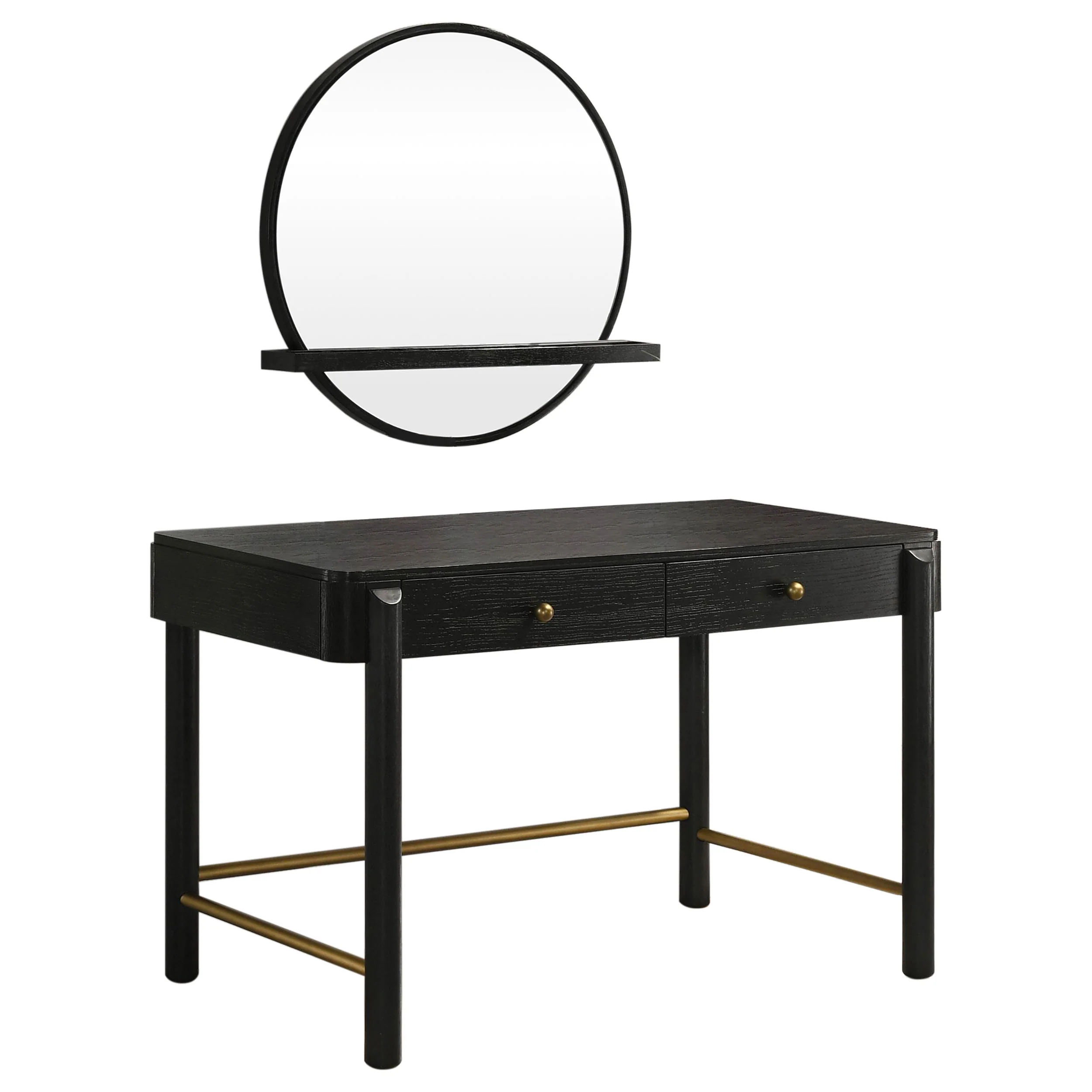 Arini Makeup Vanity Table with Wall Mirror - Image 12