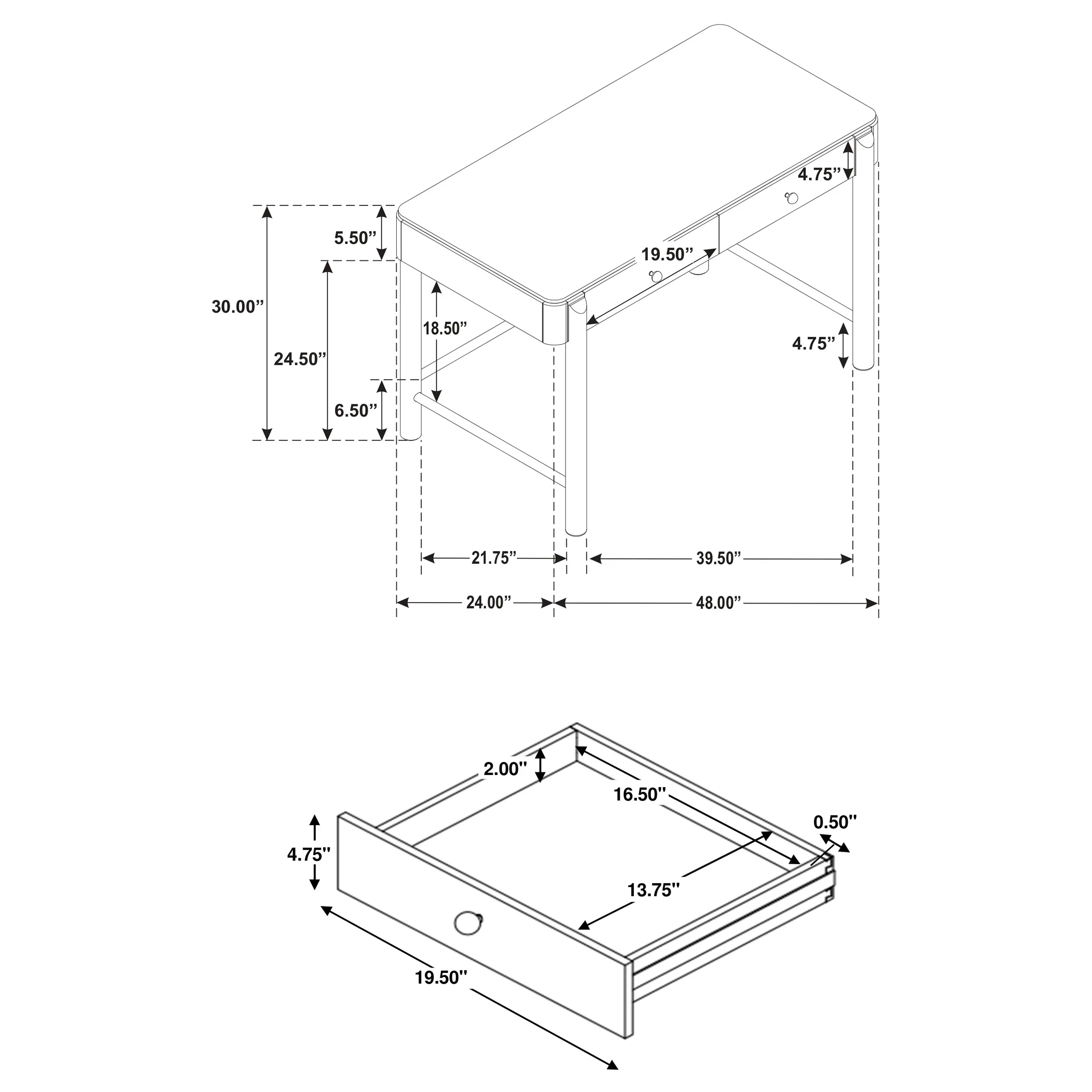 Arini Makeup Vanity Table - Image 9