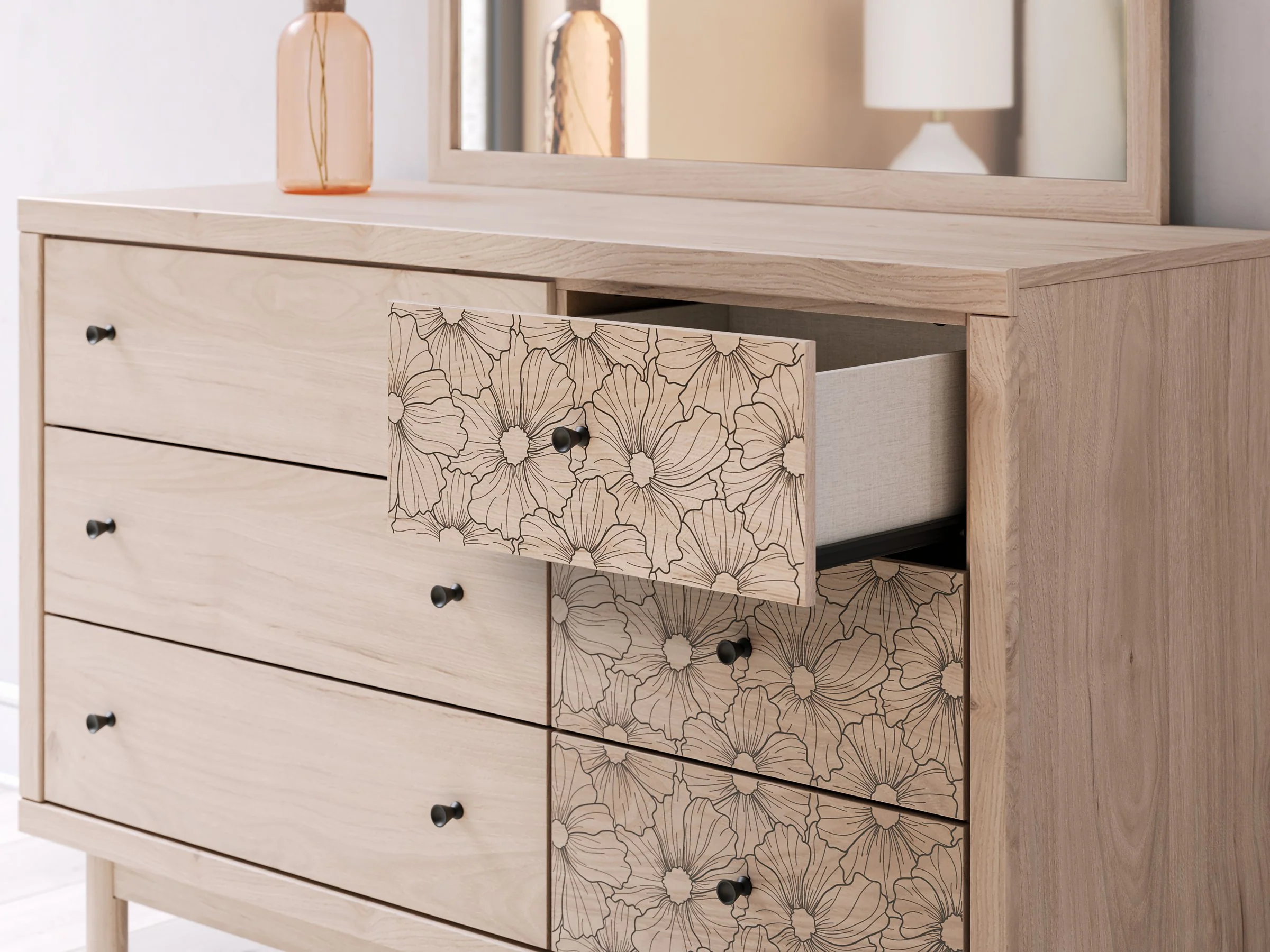 Arloster Dresser and Mirror - Image 9