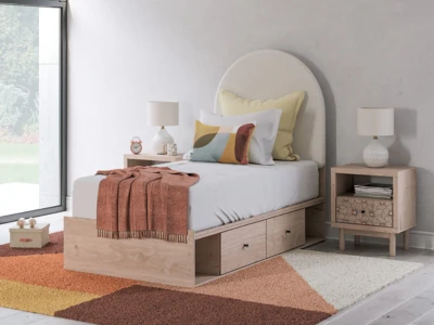 Arloster Upholstered Bed - Image 49