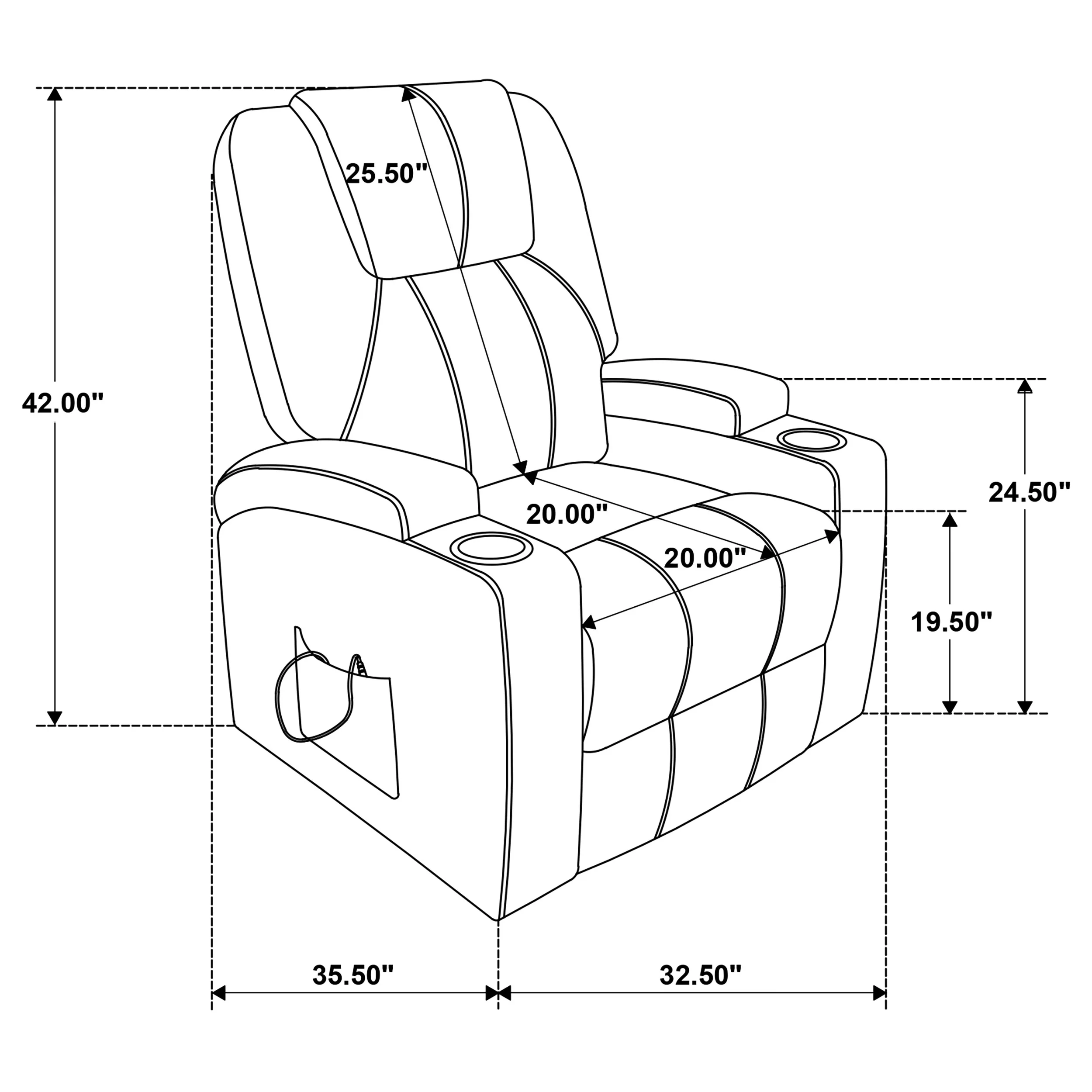 Armstrong Power Lift Massage Chair - Image 15