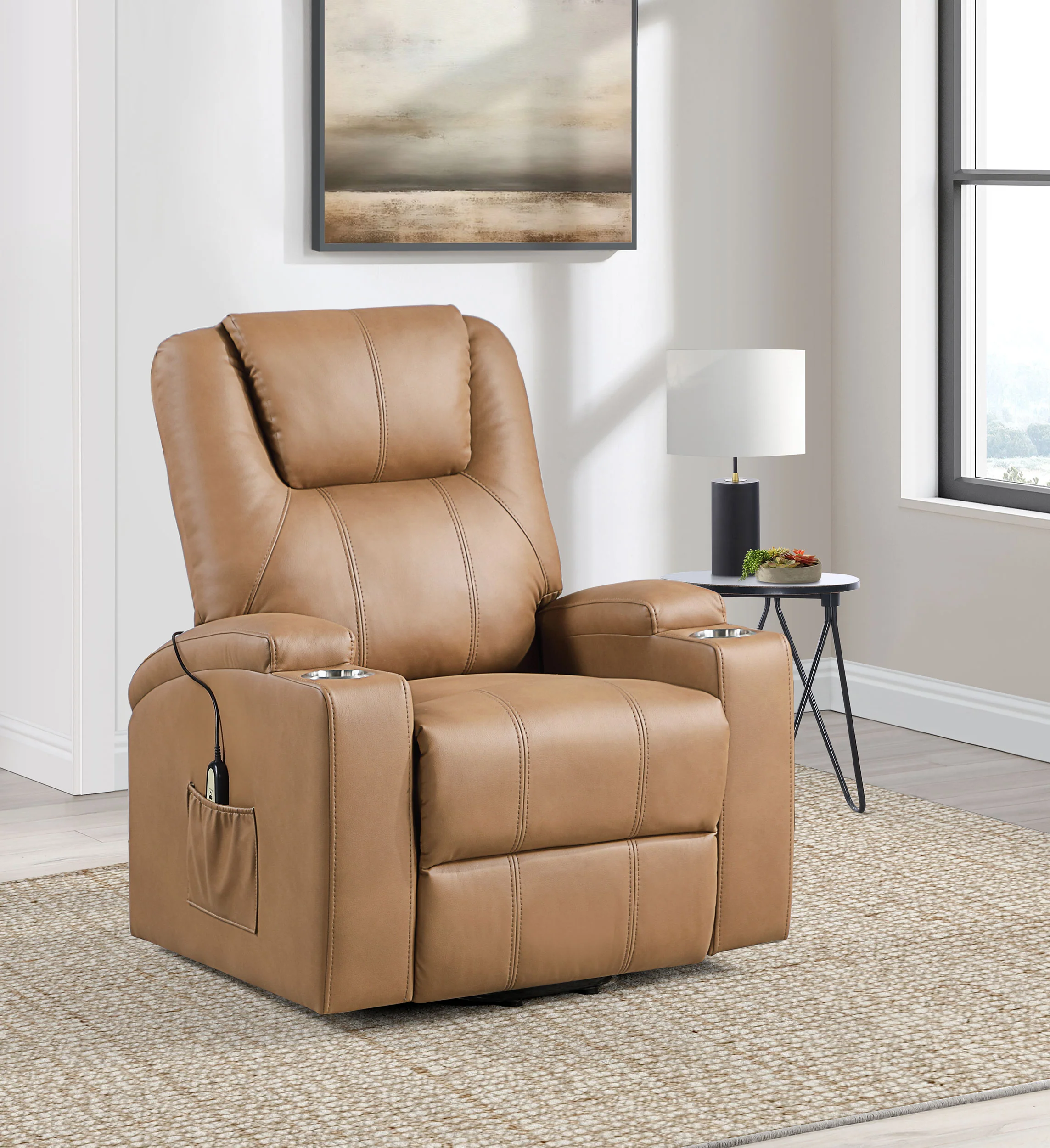 Armstrong Power Lift Massage Recliner - Image 17