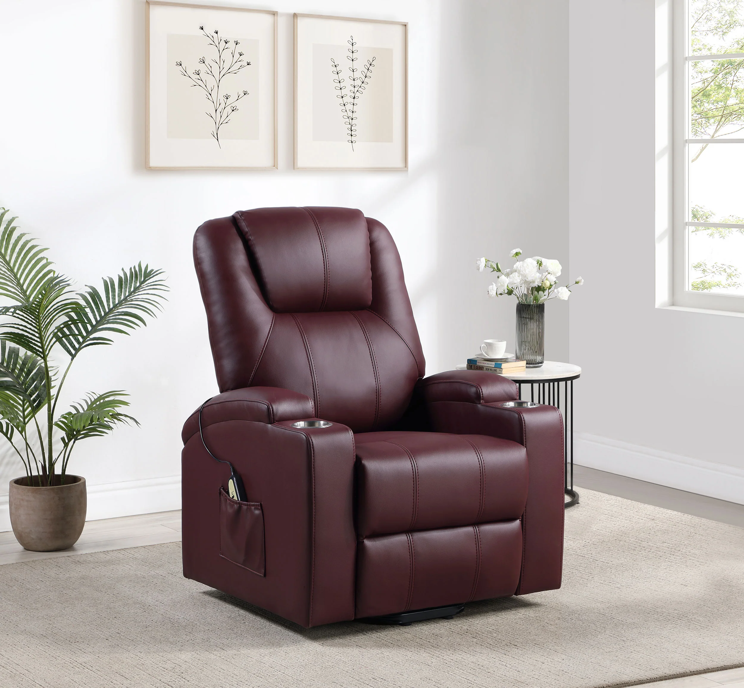 Armstrong Power Lift Massage Recliner - Image 32