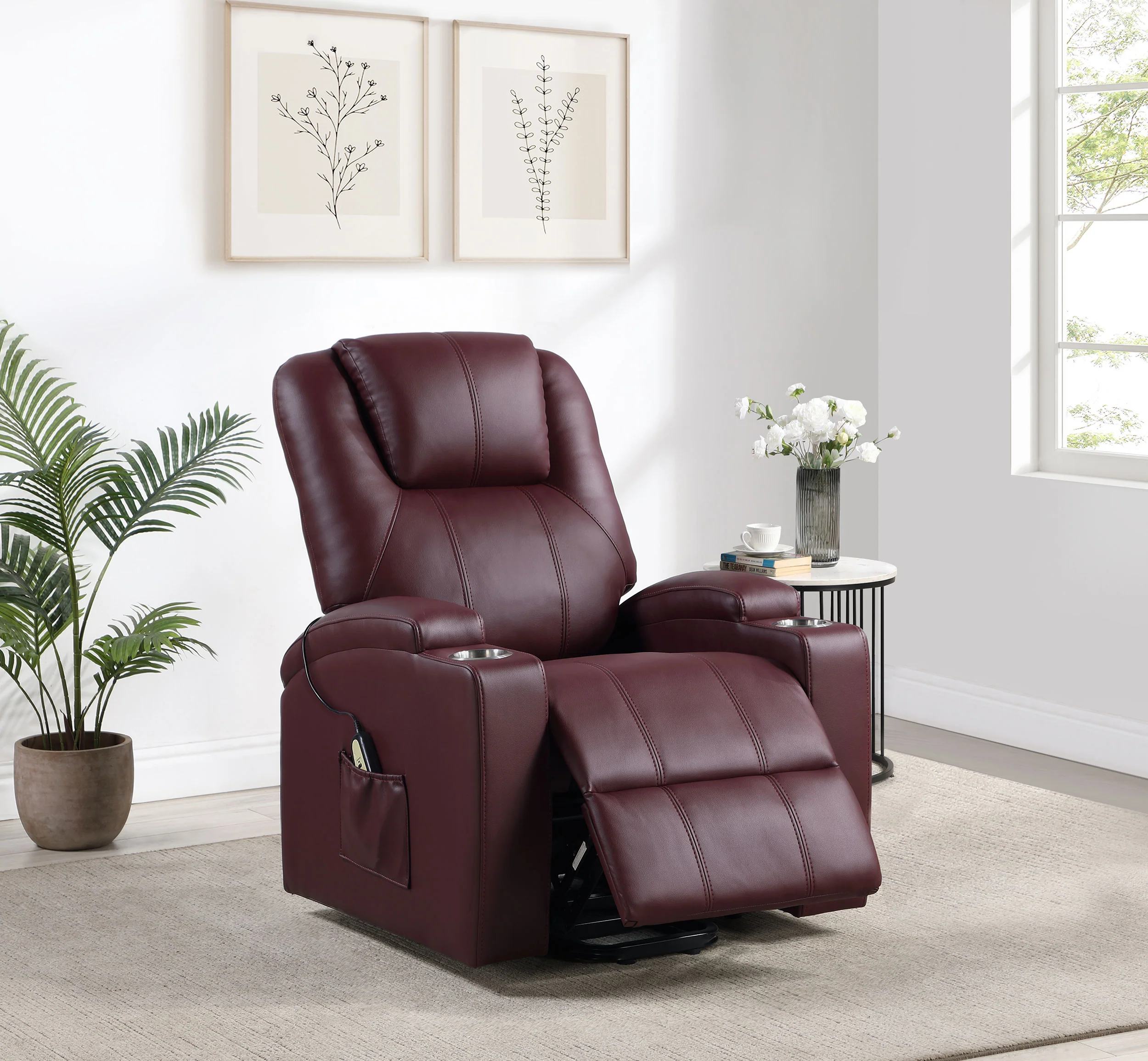 Armstrong Power Lift Massage Recliner - Image 33