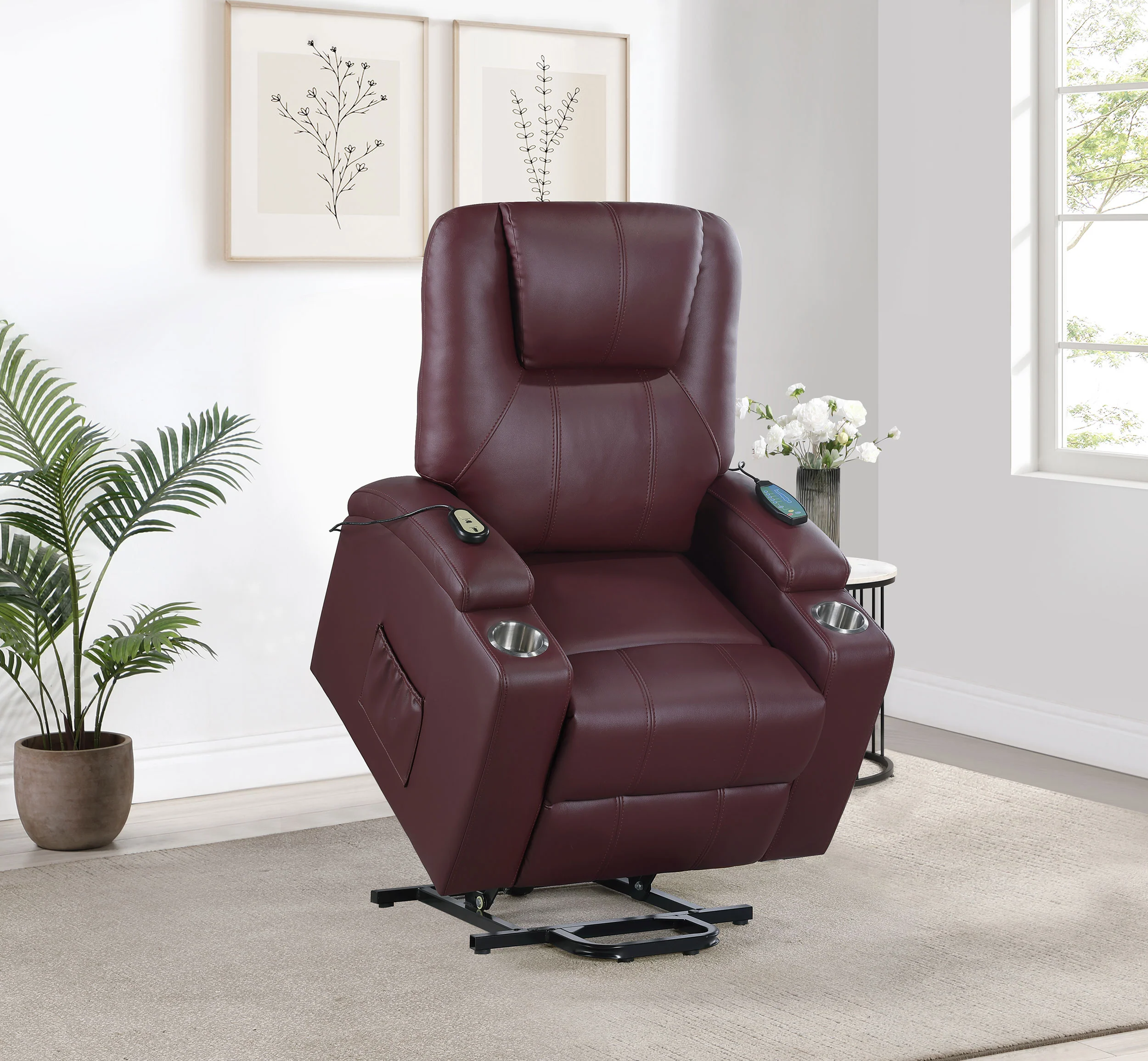 Armstrong Power Lift Massage Recliner - Image 34