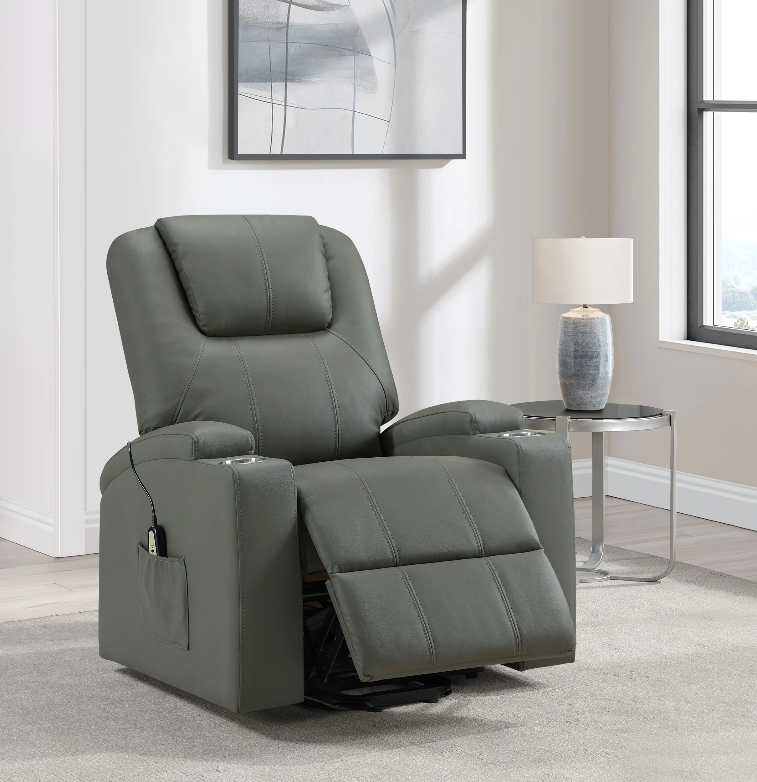 Armstrong Power Lift Massage Recliner - Image 48