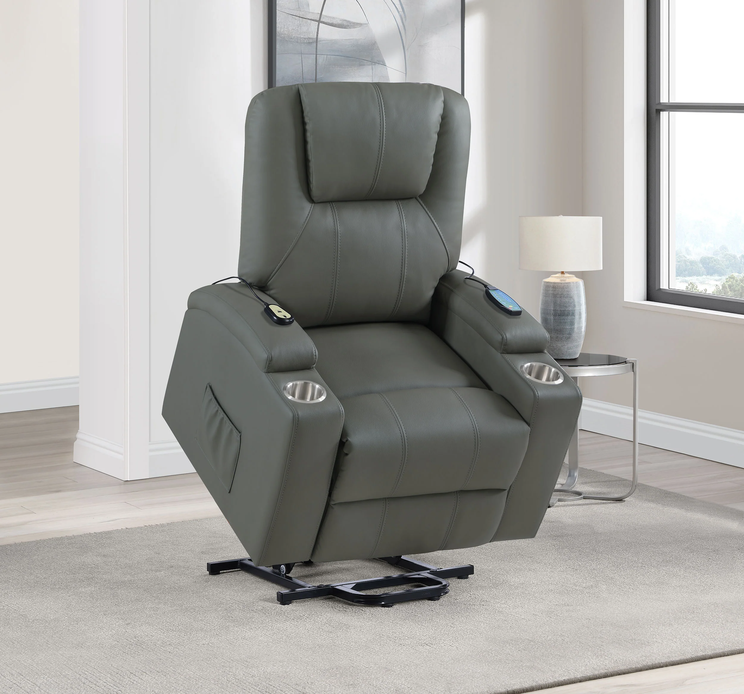 Armstrong Power Lift Massage Recliner - Image 49