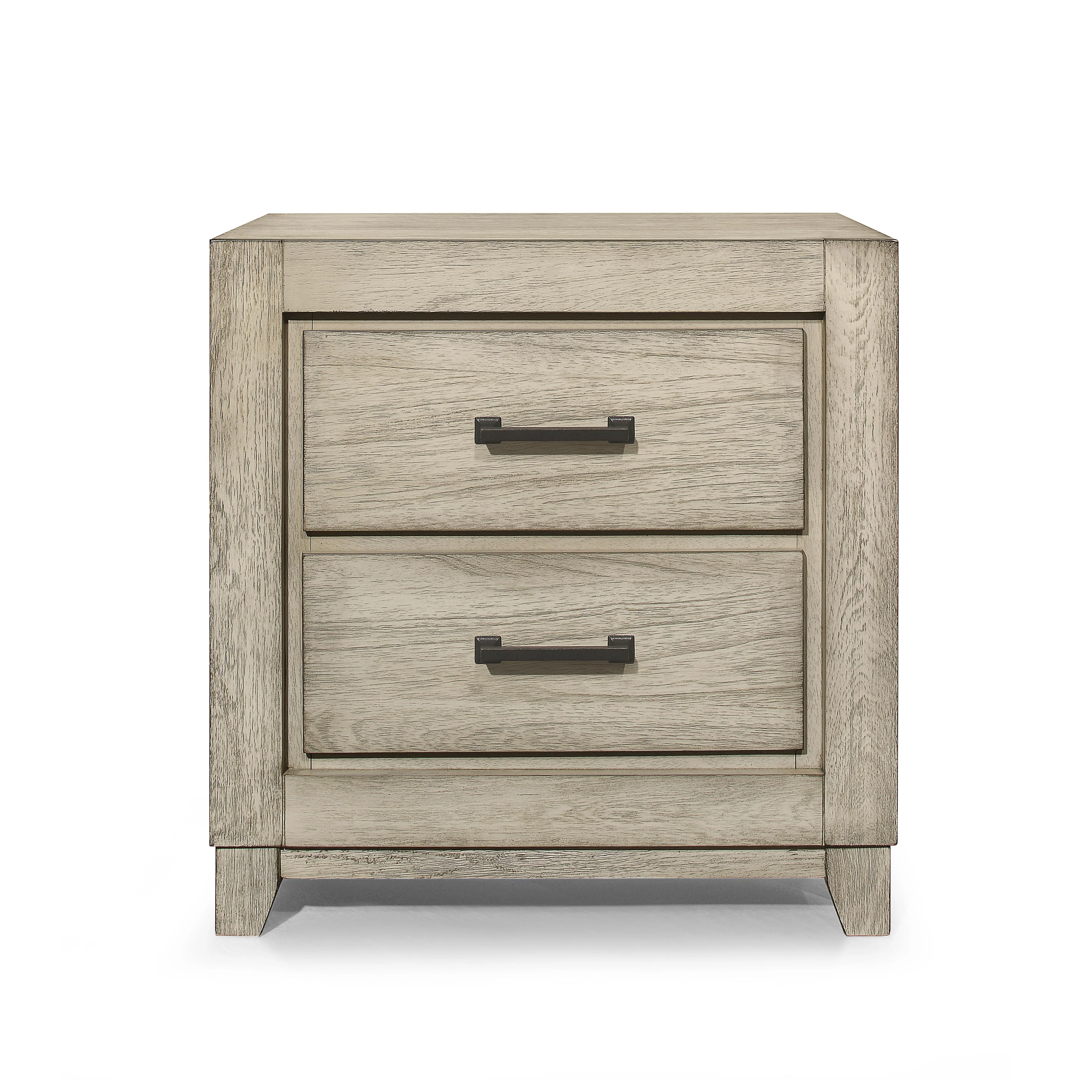 ASHLAND NIGHTSTAND-RUSTIC WHITE - Image 2