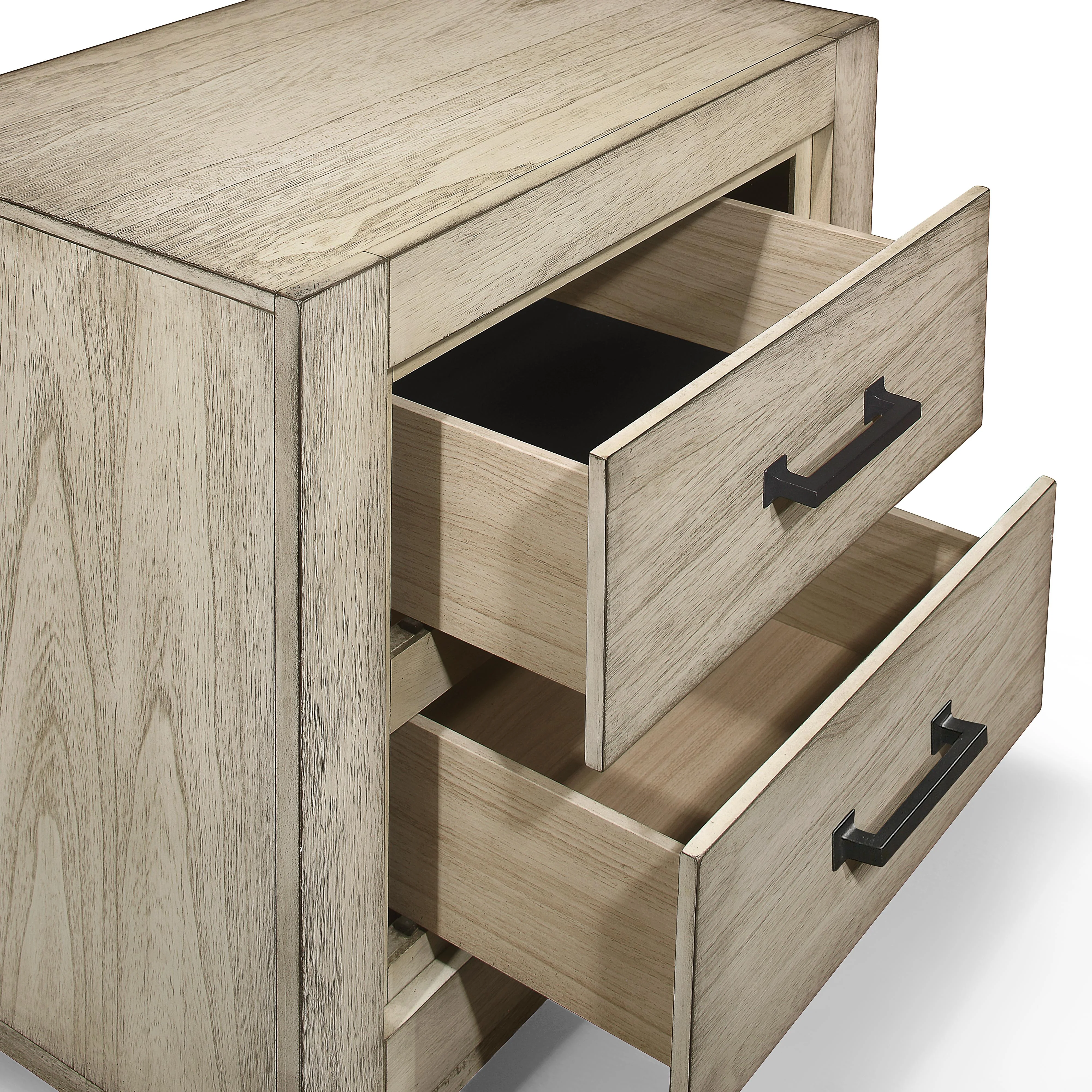ASHLAND NIGHTSTAND-RUSTIC WHITE - Image 6