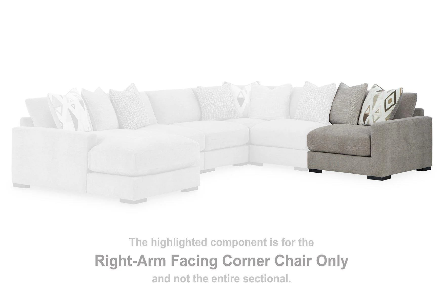 Aslan Court Loveseat Sectional - Image 10
