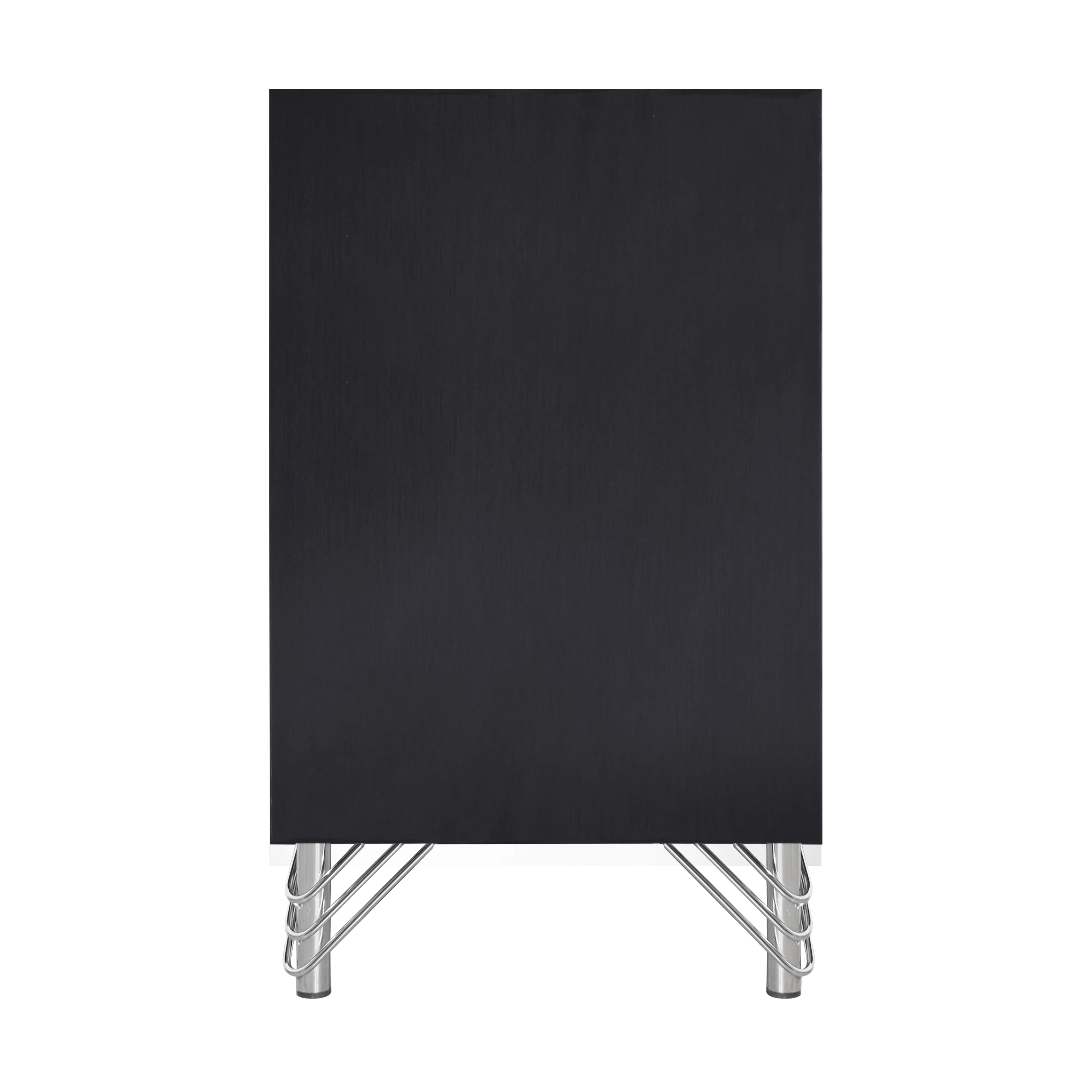 Ava 2 Drawer Nightstand-Ebony - Image 4