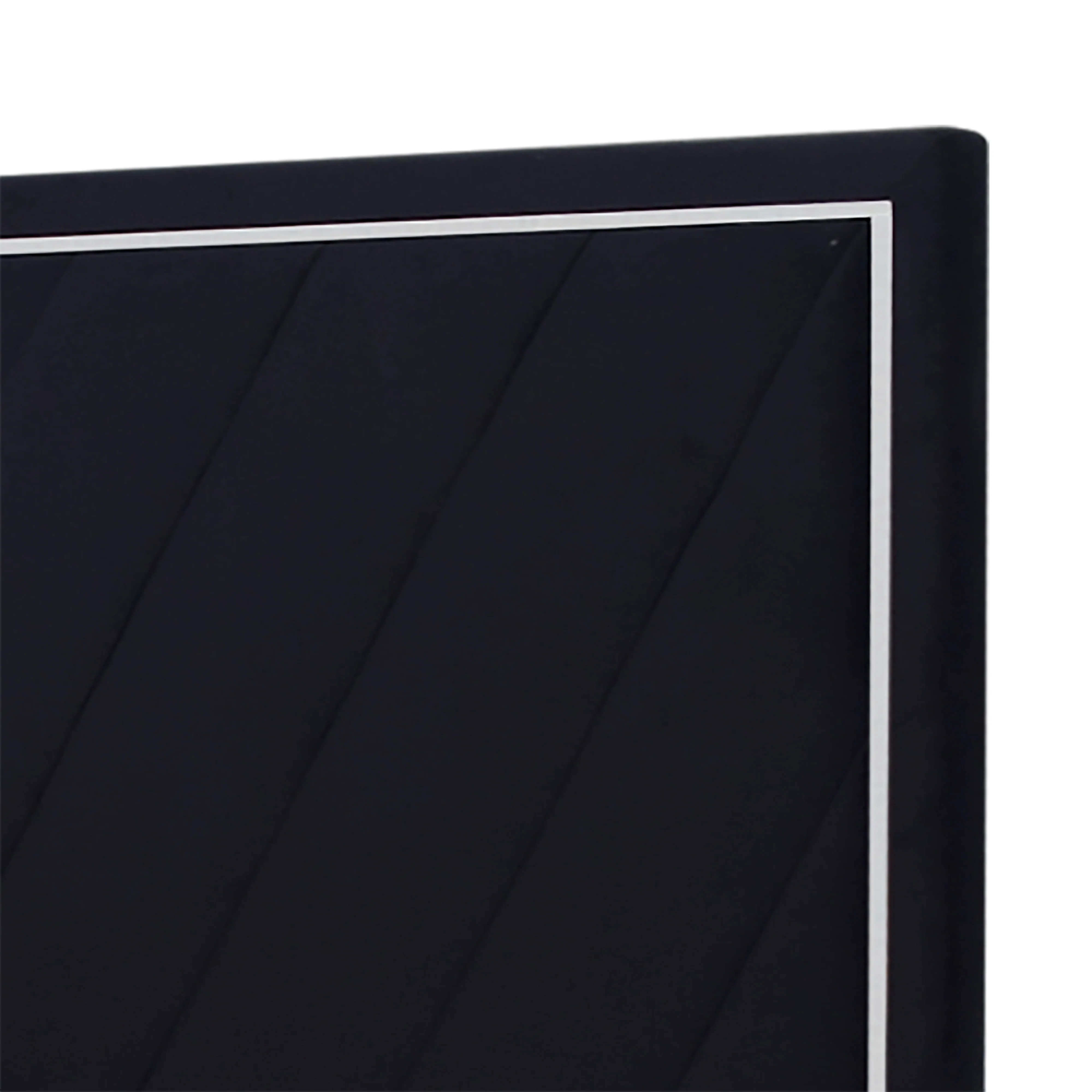 Ava 5/0 Q Headboard, Footboard & Slat Kit-Ebony - Image 5