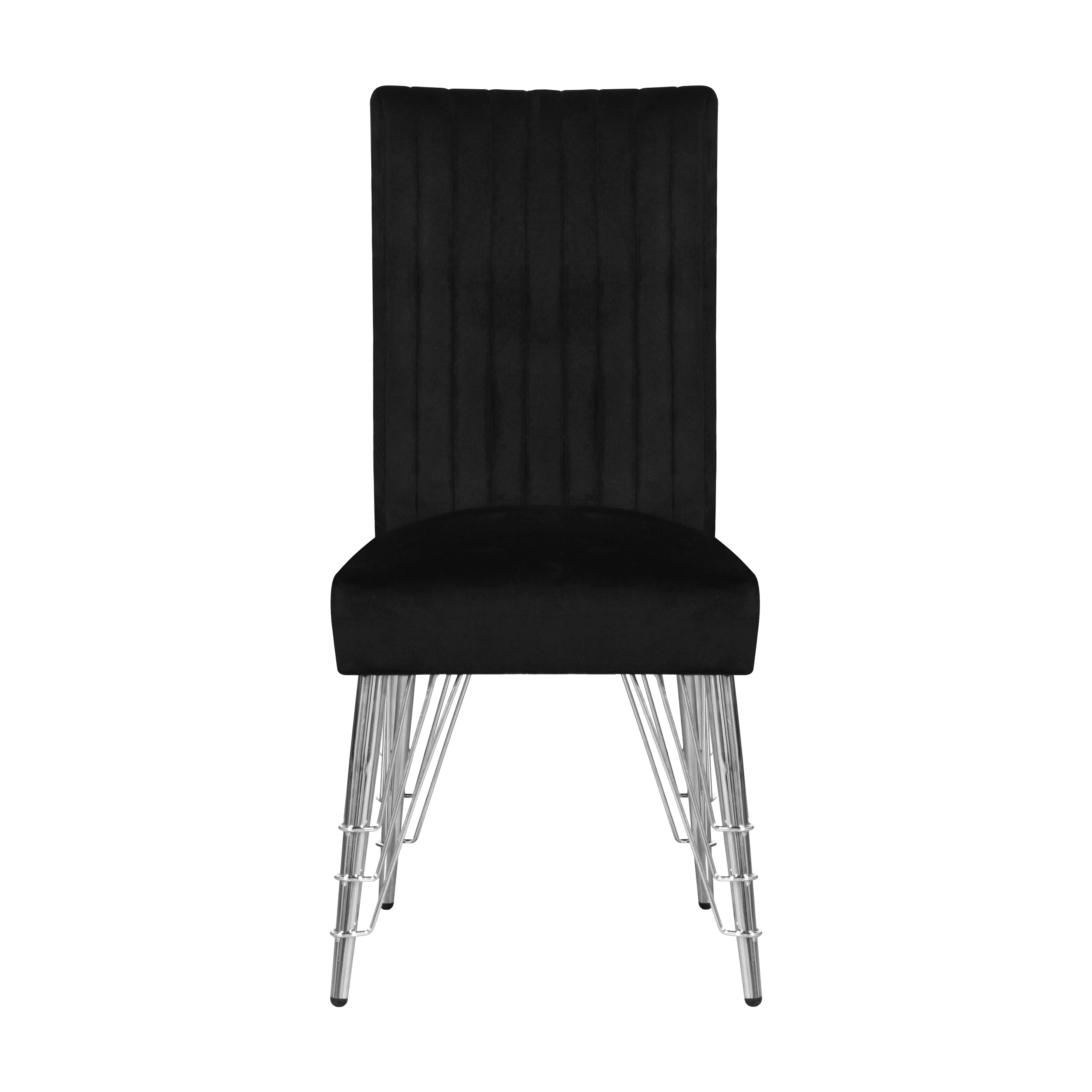 Ava Dining Chair (2 Per Carton) -Black - Image 2