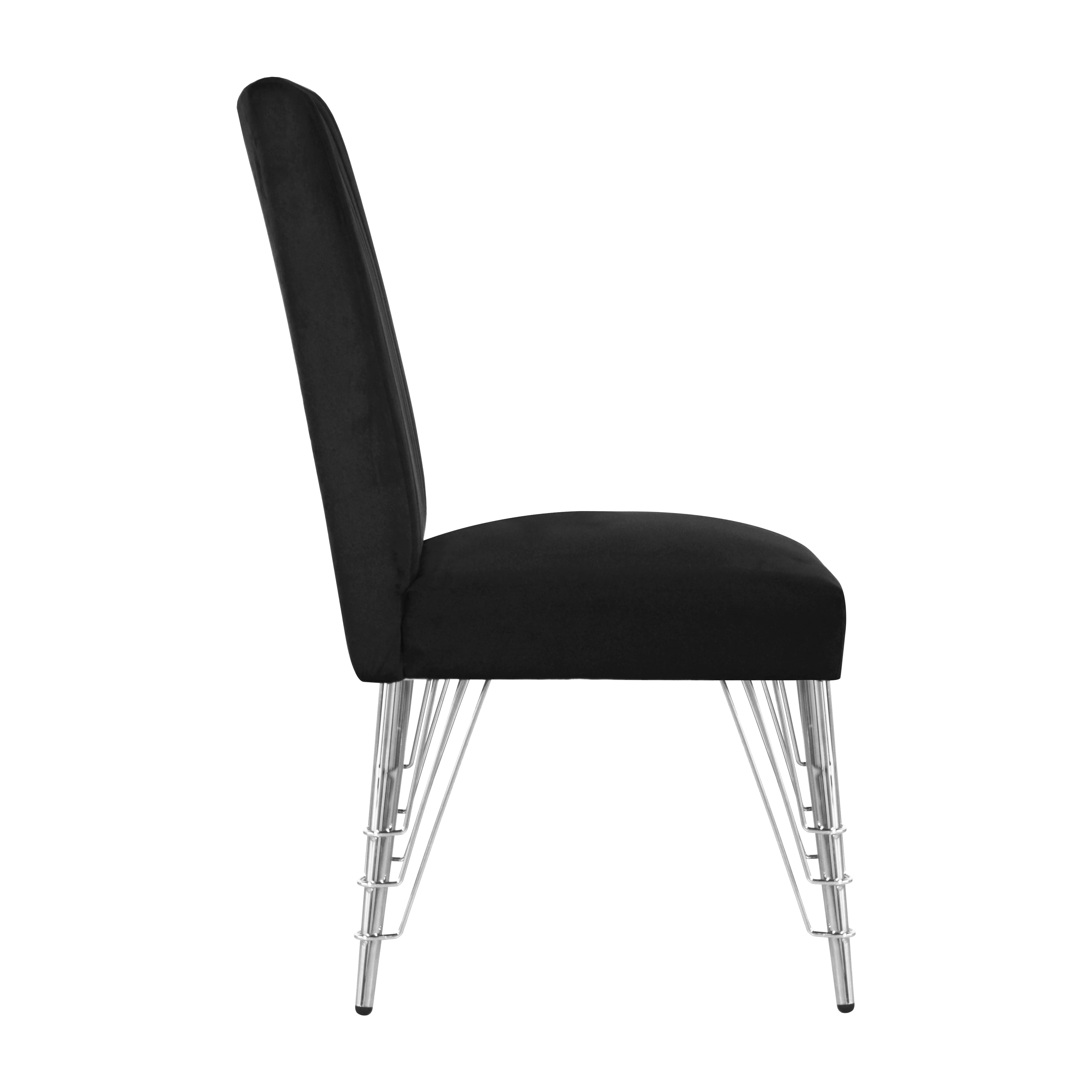 Ava Dining Chair (2 Per Carton) -Black - Image 3