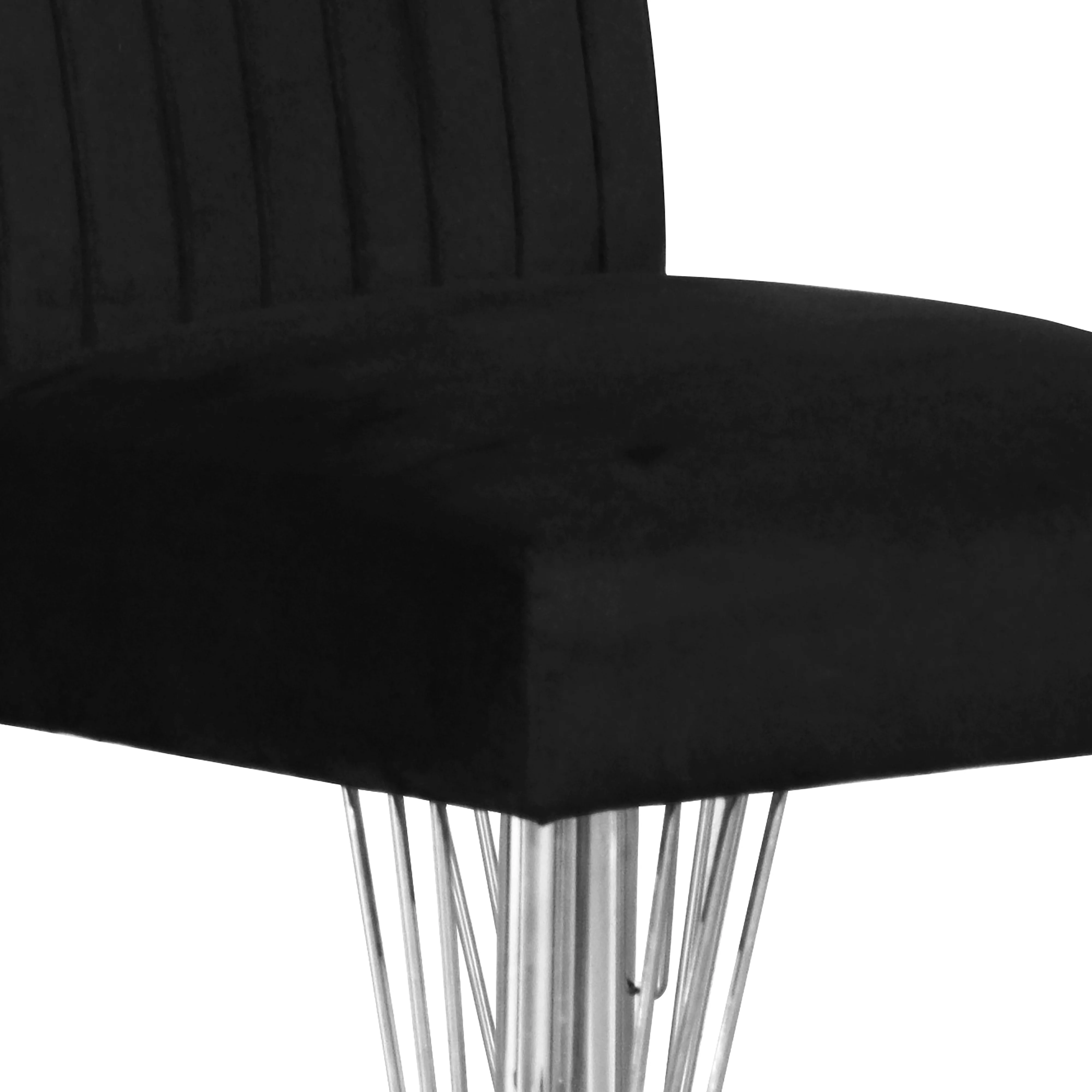 Ava Dining Chair (2 Per Carton) -Black - Image 5