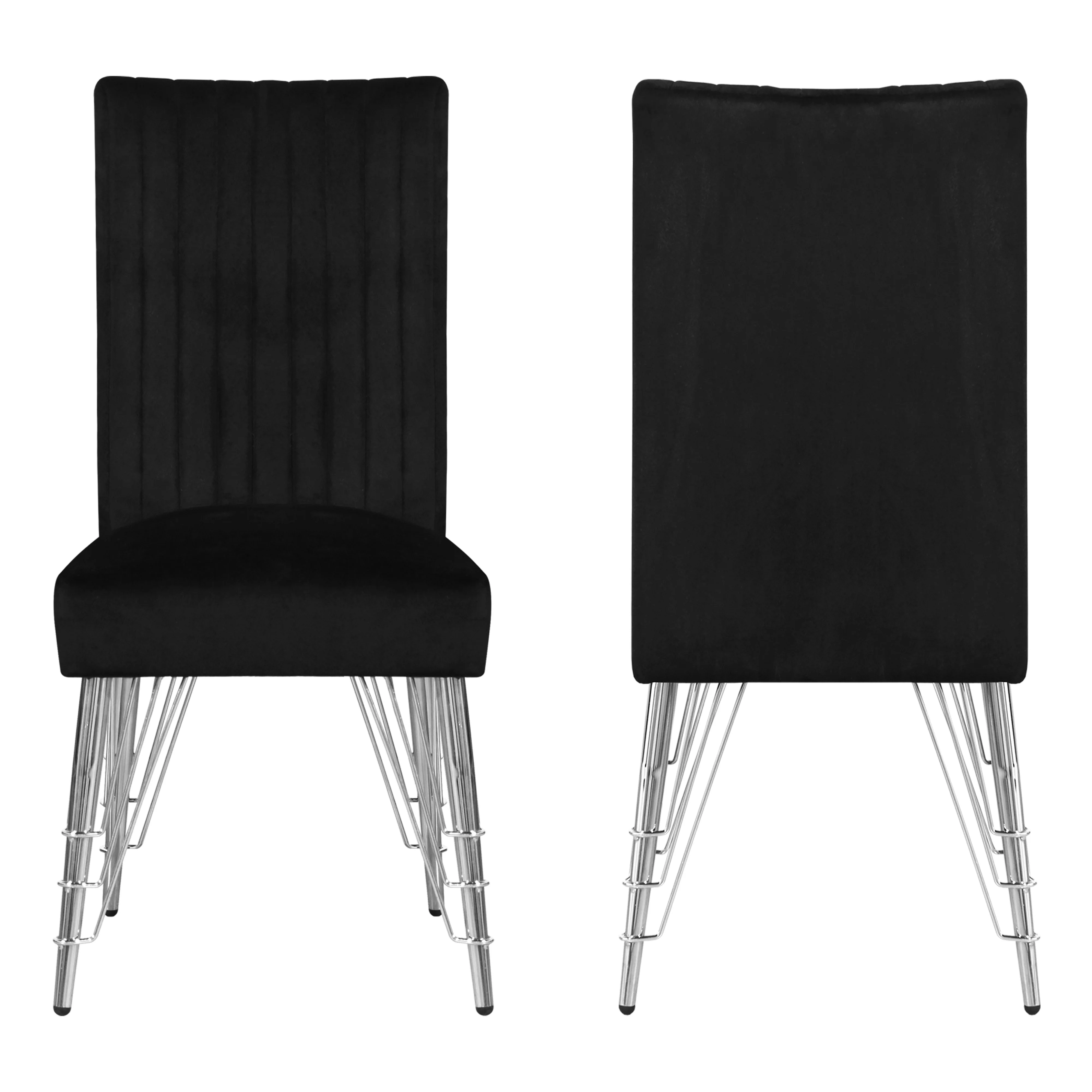 Ava Dining Chair (2 Per Carton) -Black - Image 6
