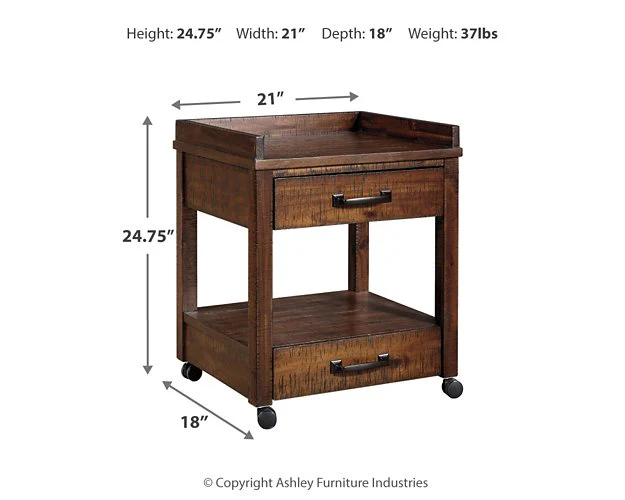 Baldridge Printer Stand - Image 4
