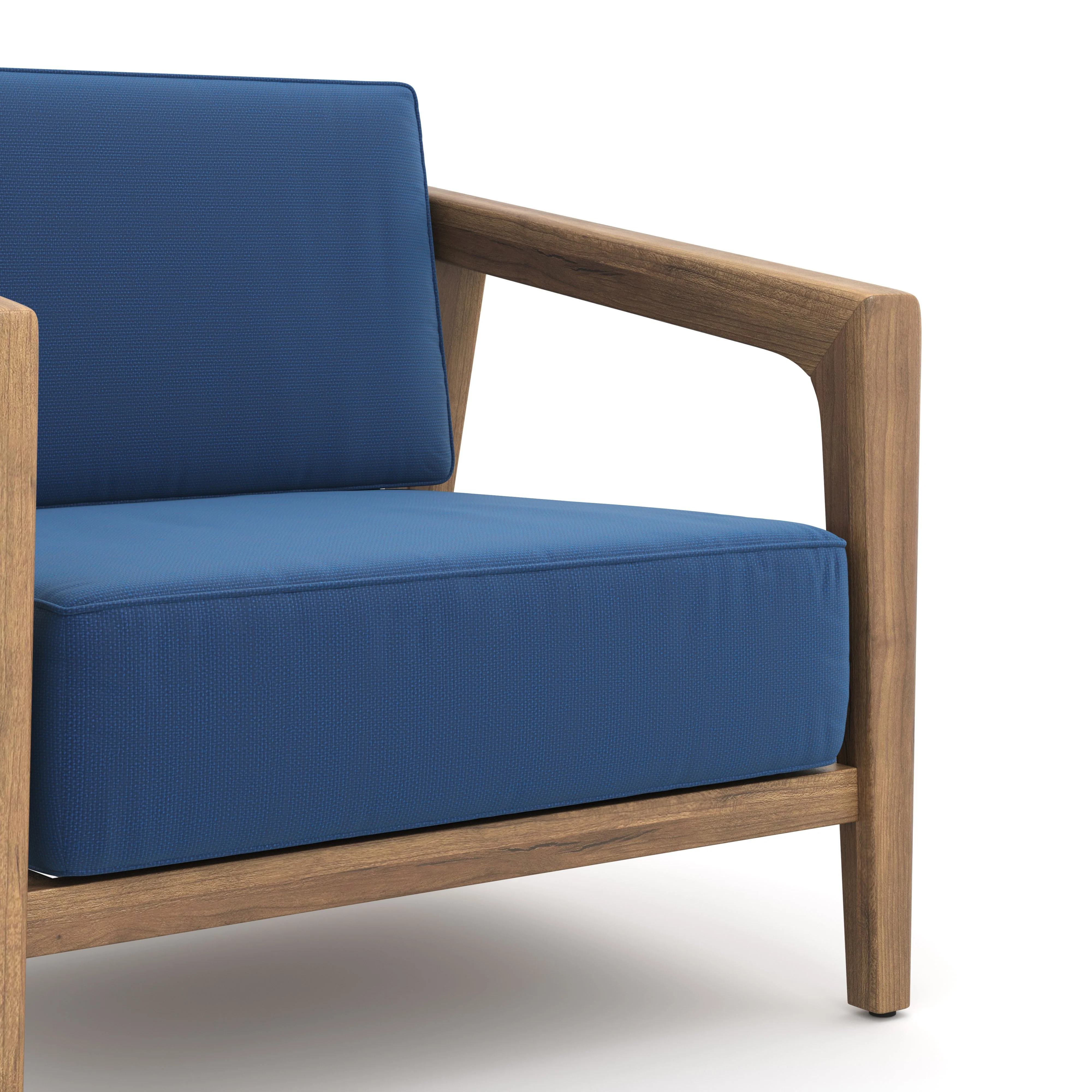 Bali Club Chair (Two Per Carton) -Dark Blue - Image 3
