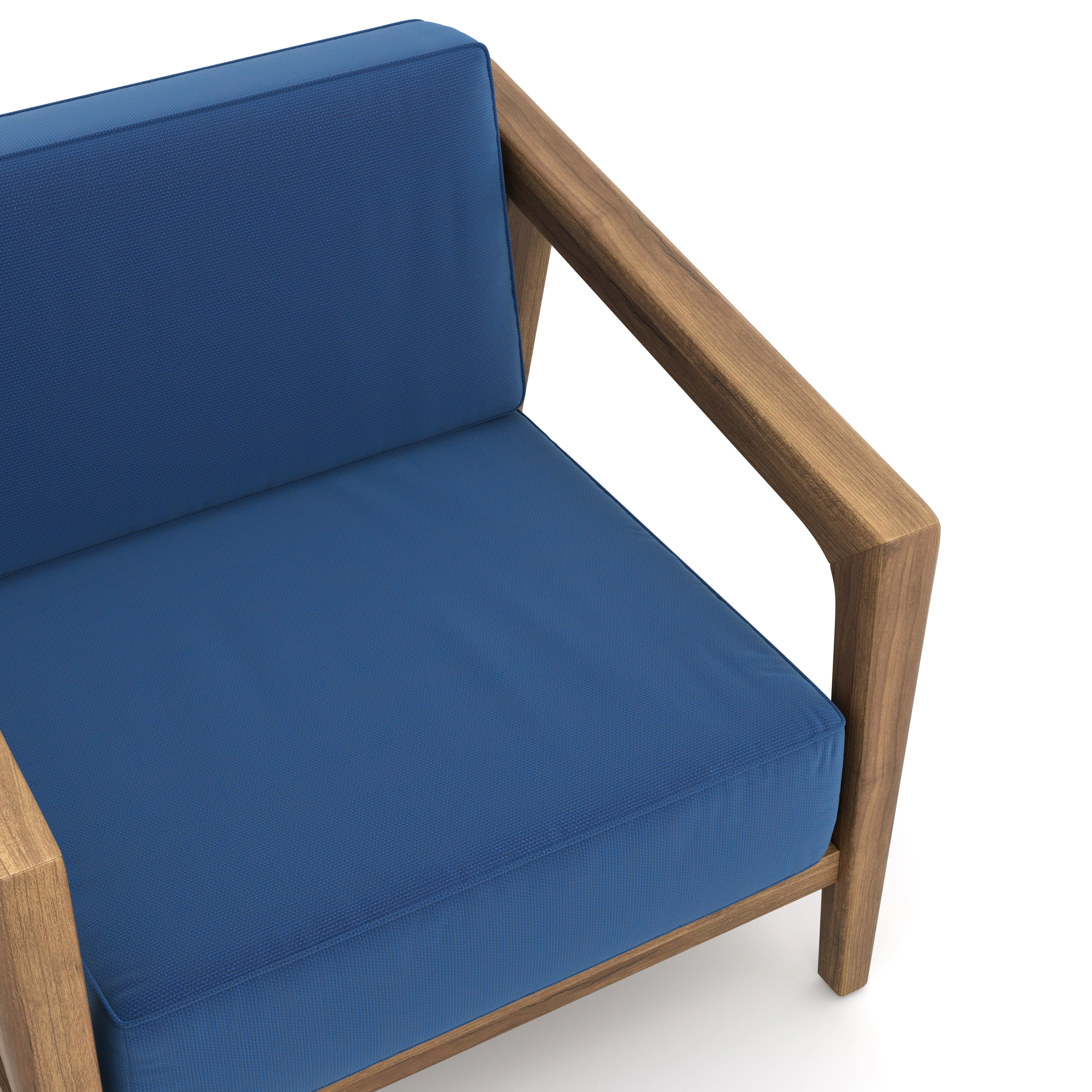 Bali Club Chair (Two Per Carton) -Dark Blue - Image 4