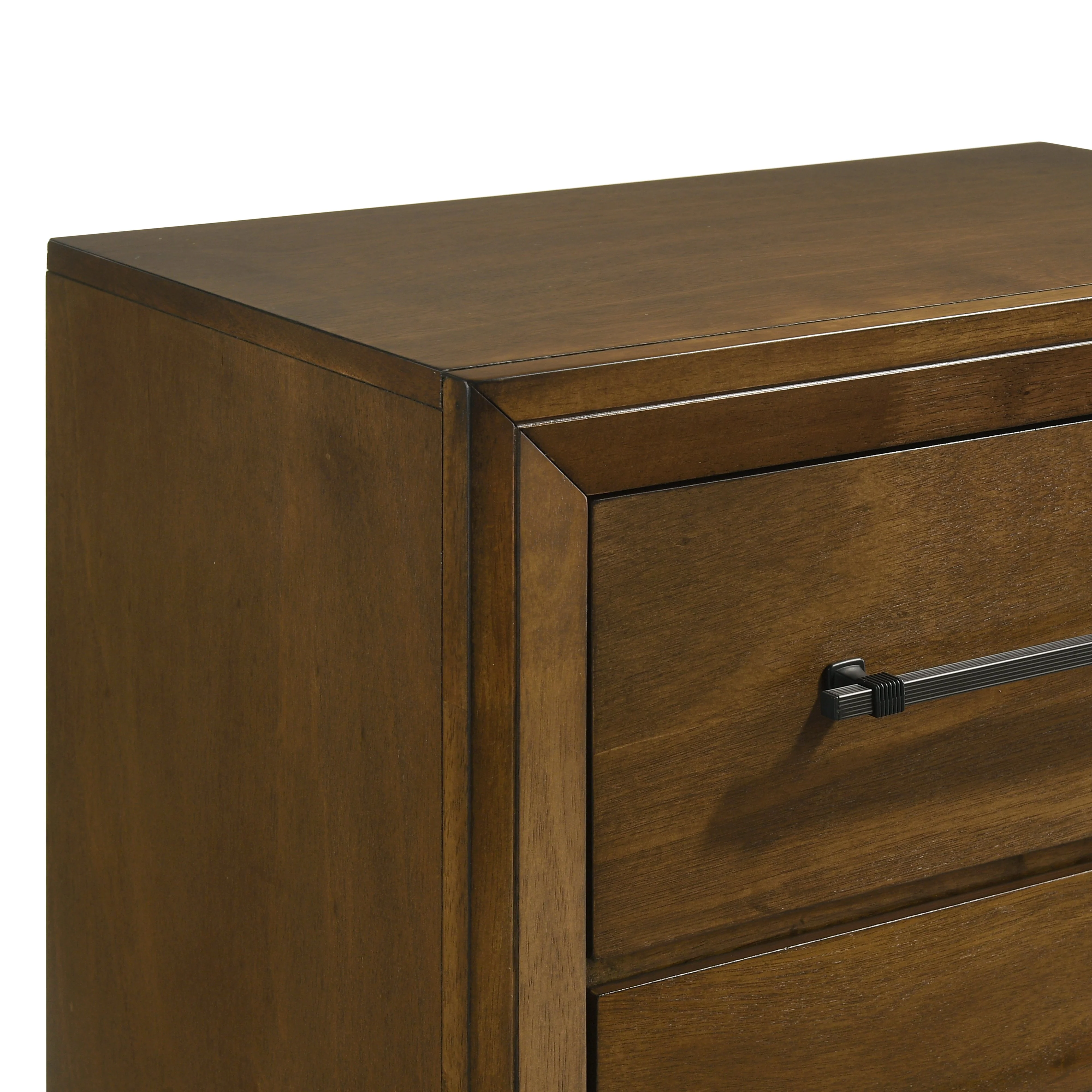 Ballard 2 Drawer Nightstand-Walnut - Image 6