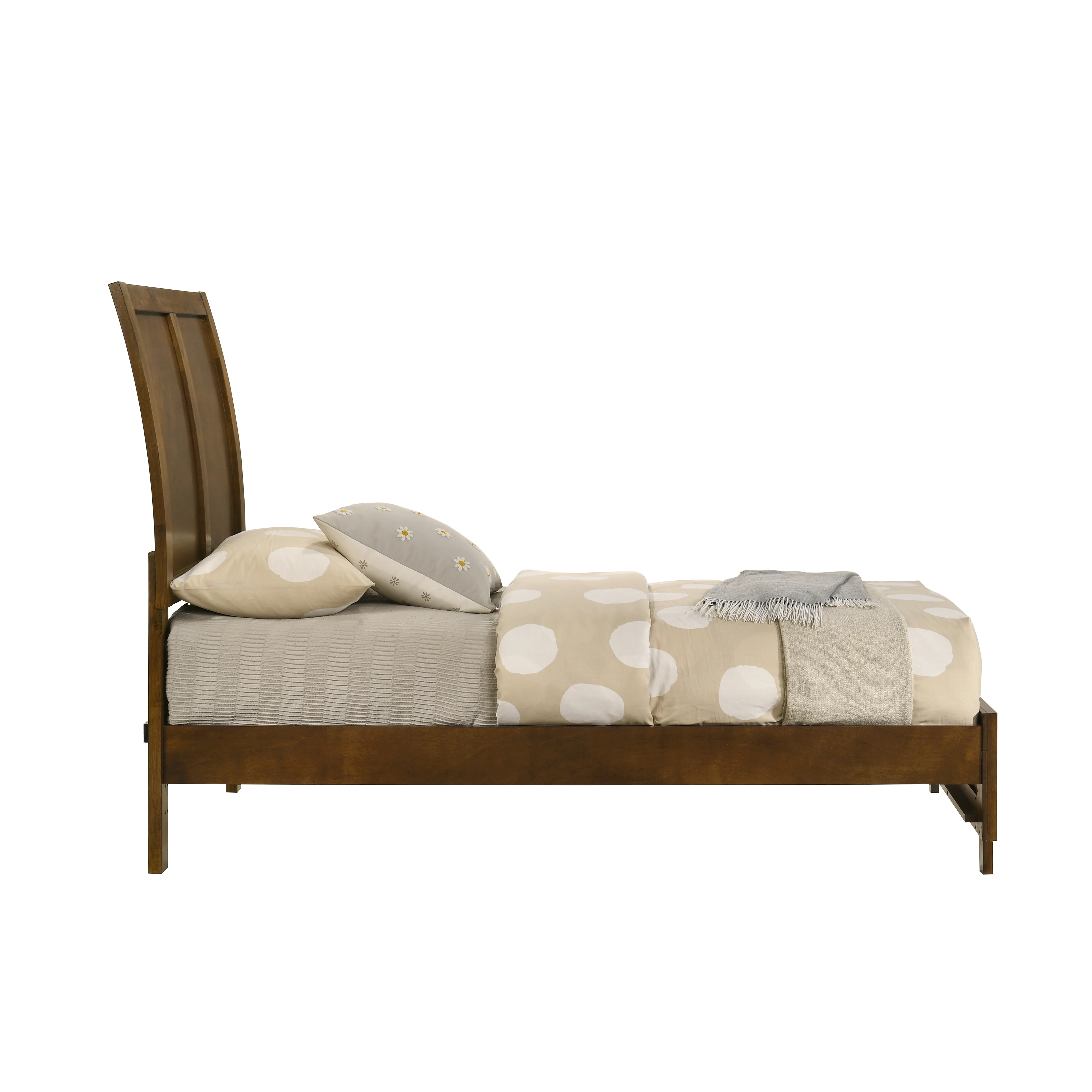 Ballard 3/3 T Headboard, Footboard & Slat Kit-Walnut - Image 3
