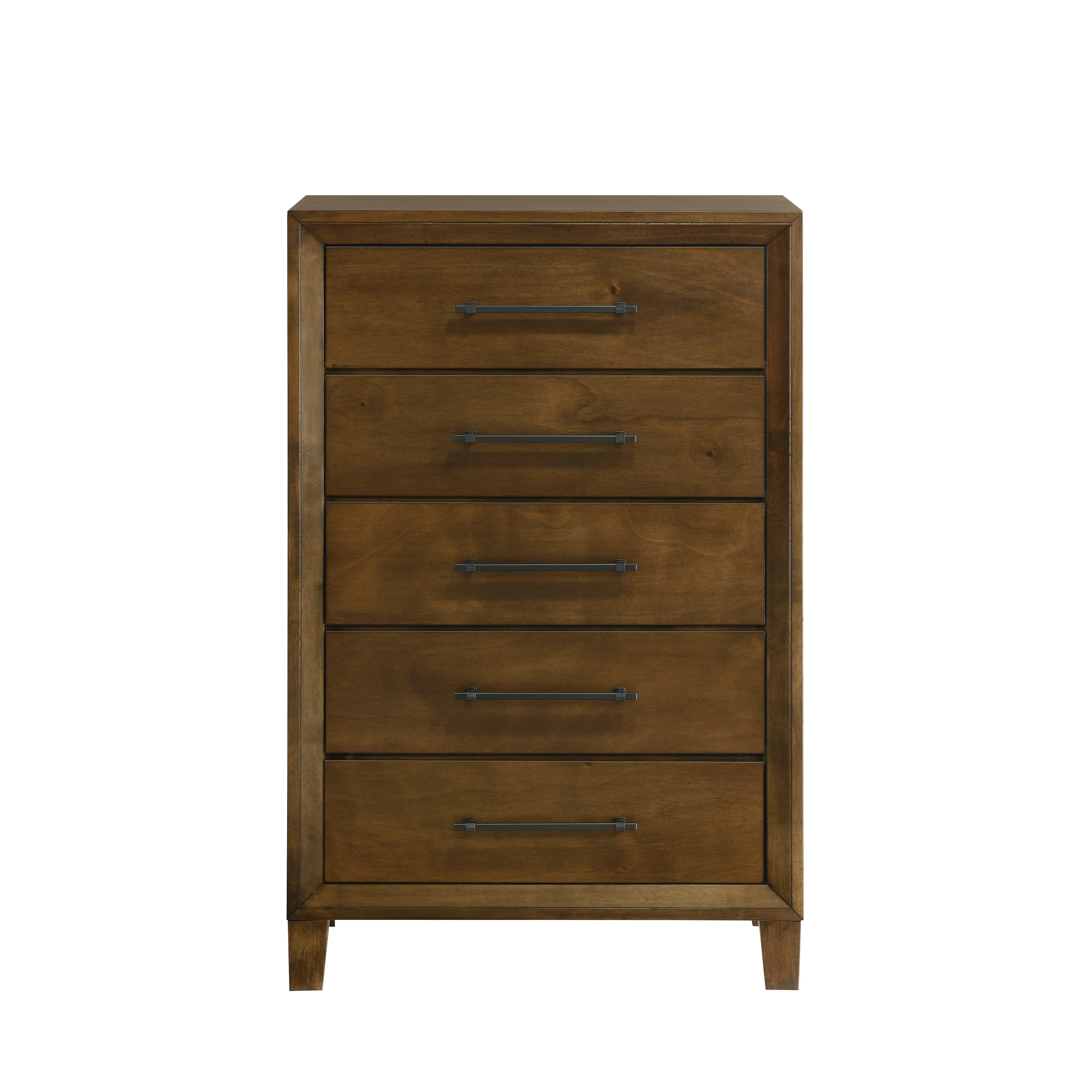 Ballard 5 Drawer Chest-Walnut - Image 2