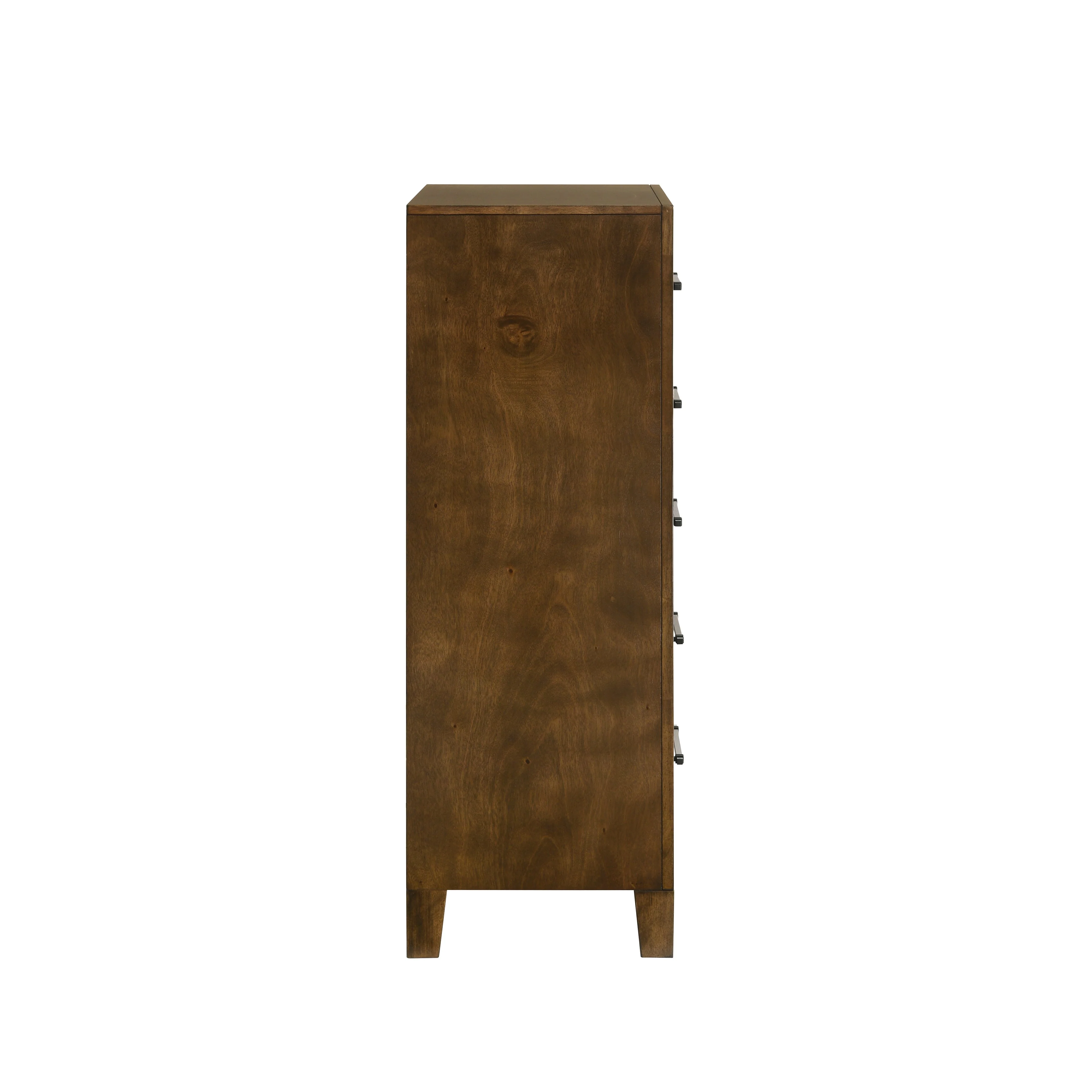 Ballard 5 Drawer Chest-Walnut - Image 4