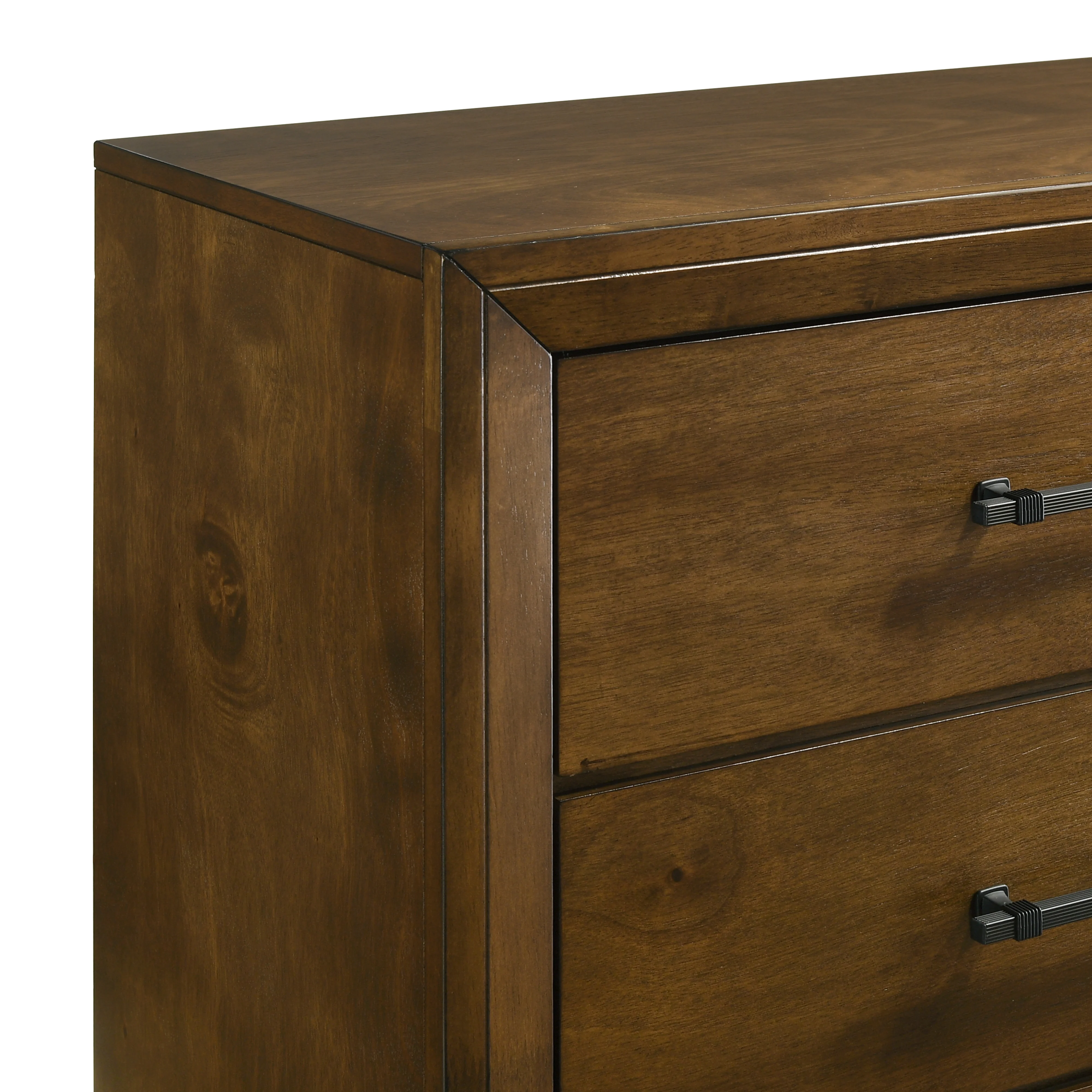 Ballard 5 Drawer Chest-Walnut - Image 6