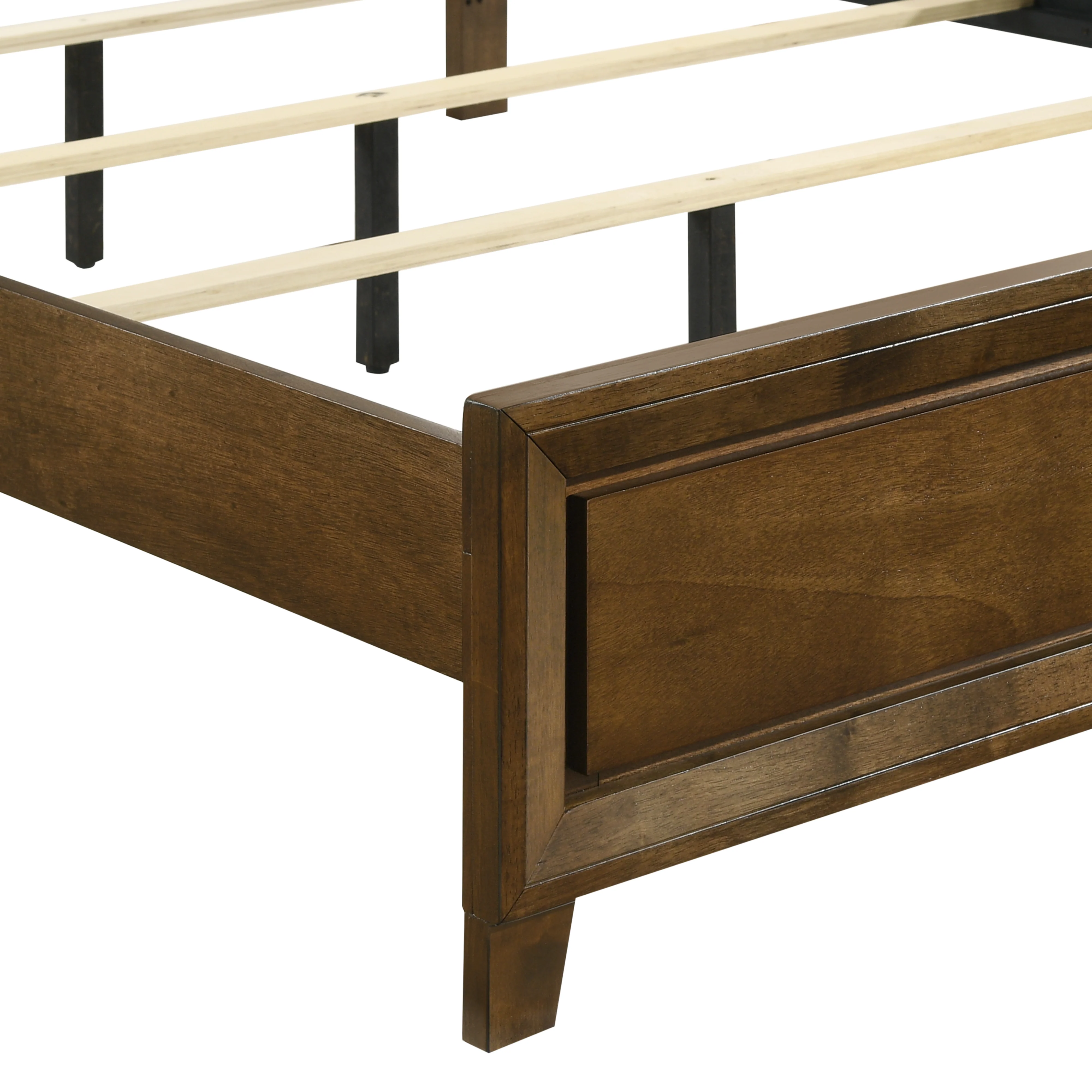 Ballard 5/0 Q Headboard, Footboard & Slat Kit-Walnut - Image 5