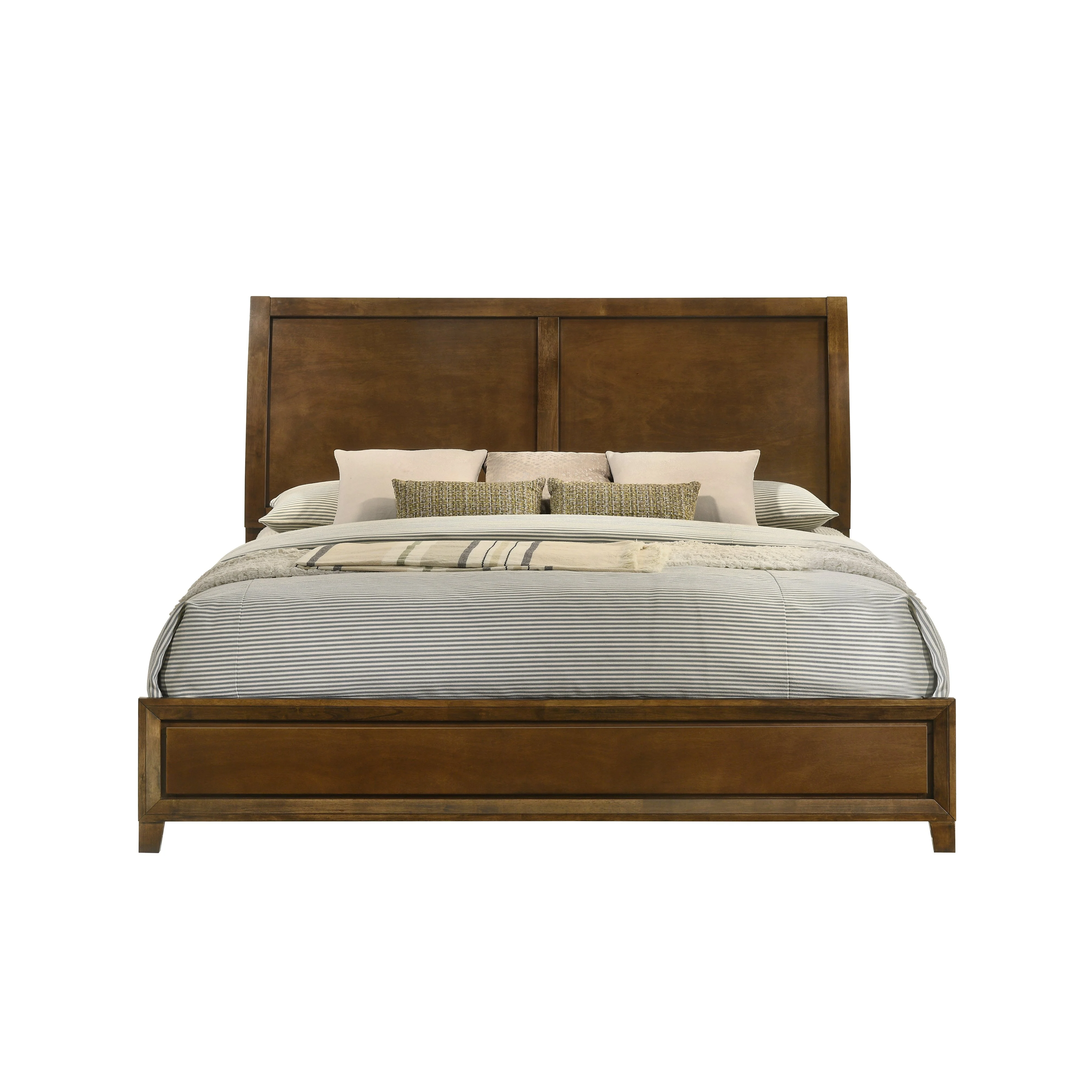 Ballard 6/6-6/0 Ek/Wk Headboard, Footboard & Slat Kit-Walnut - Image 2