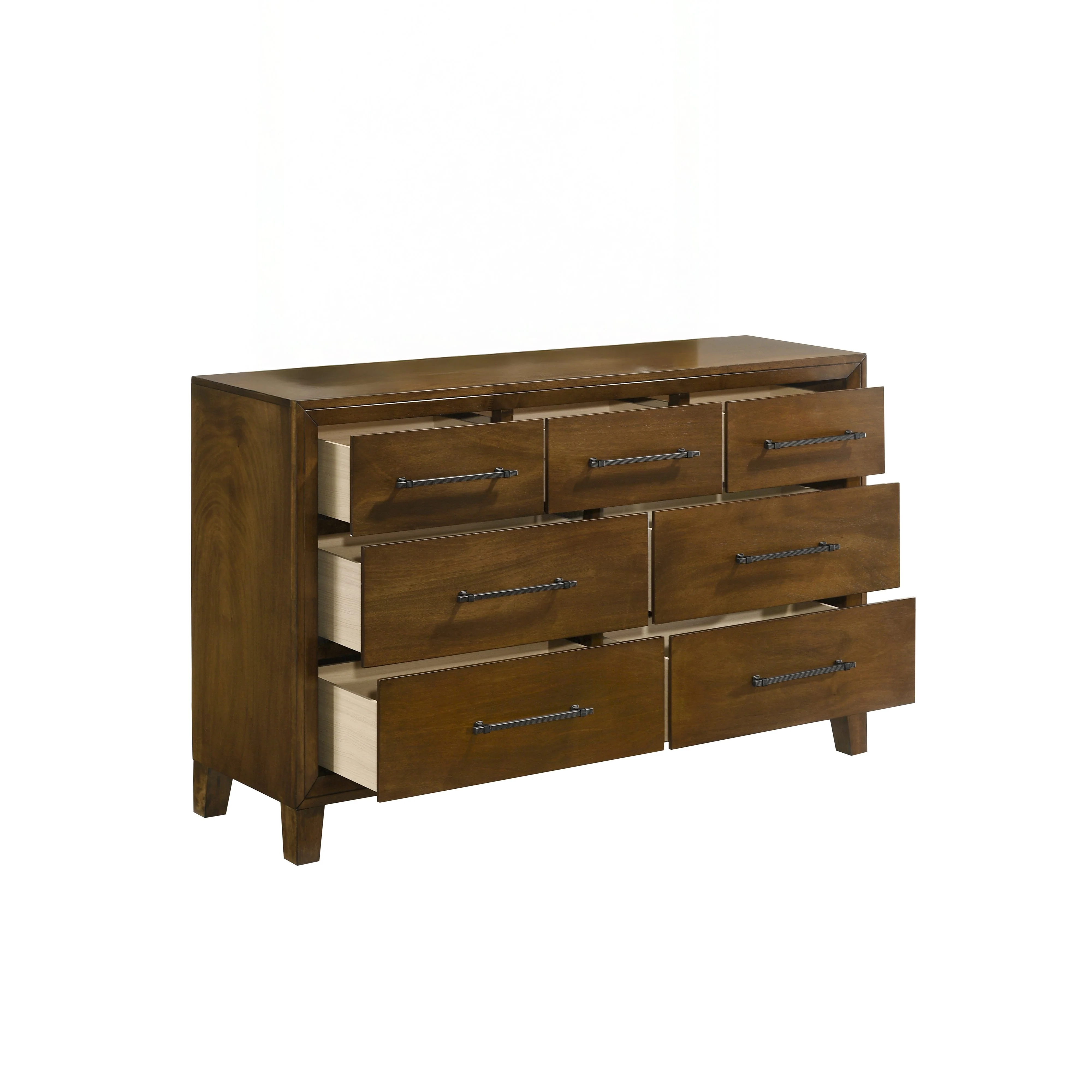 Ballard 7 Drawer Dresser-Walnut - Image 3