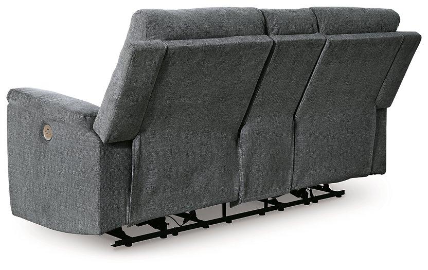 Barnsana Power Reclining Loveseat with Console - Image 8