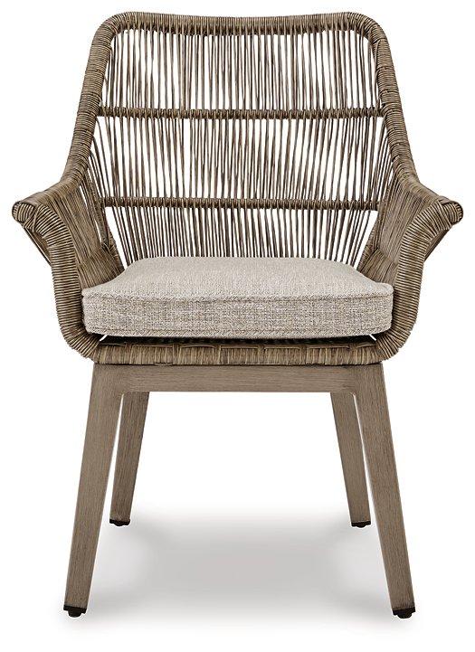 Beach Front Arm Chair with Cushion (Set of 2) - Image 4