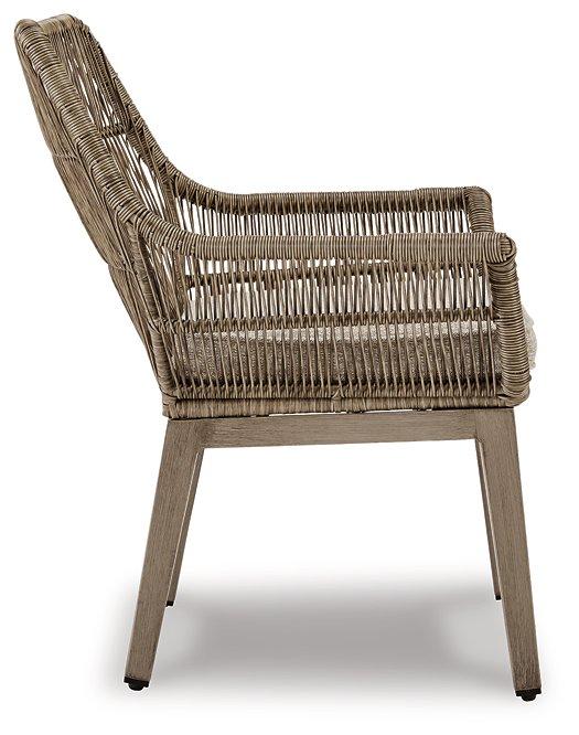 Beach Front Arm Chair with Cushion (Set of 2) - Image 5