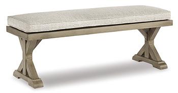 Beachcroft Outdoor Bench with Cushion - Image 3