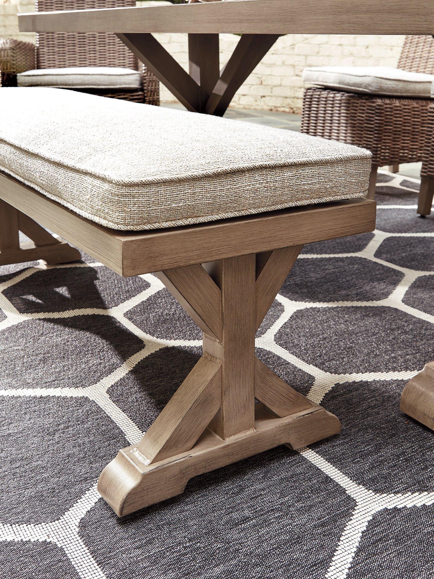 Beachcroft Outdoor Bench with Cushion - Image 5