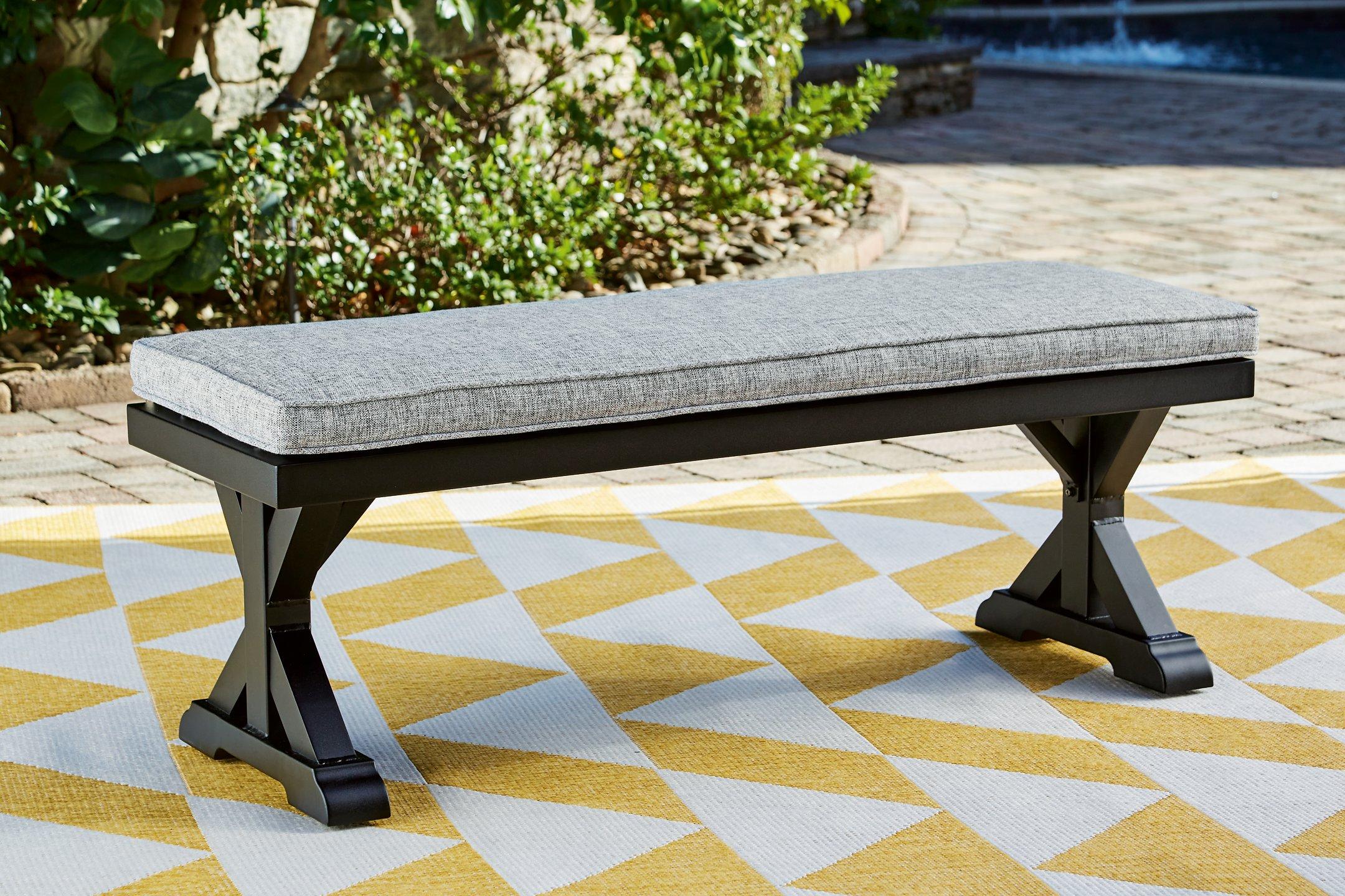 Beachcroft Outdoor Bench with Cushion - Image 8