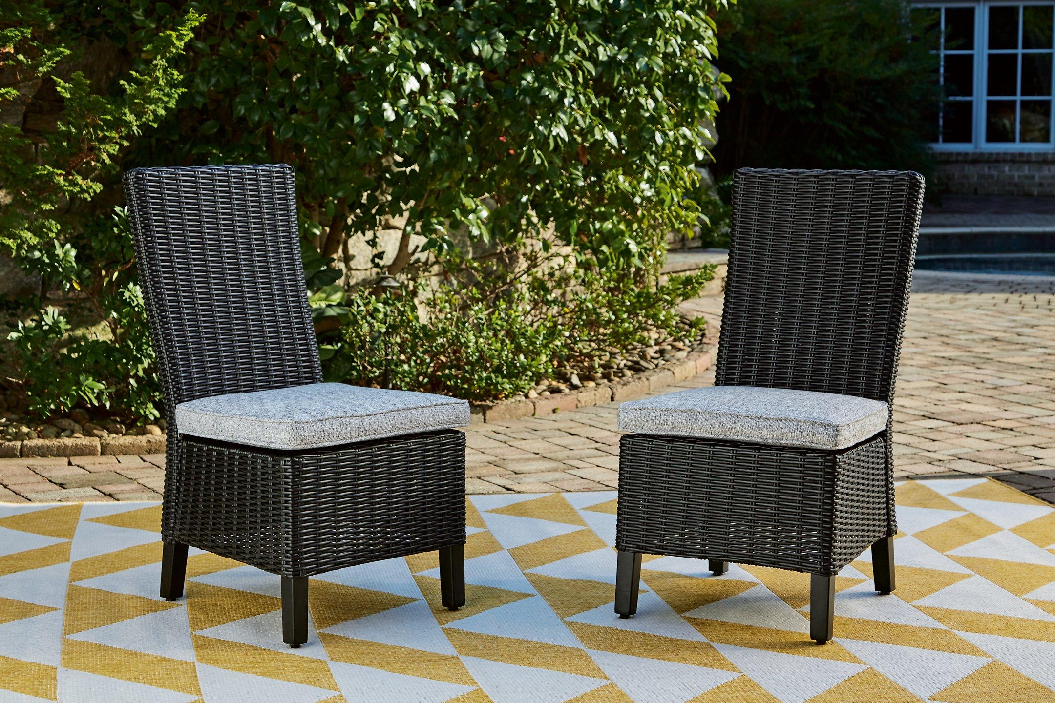 Beachcroft Outdoor Side Chair with Cushion (Set of 2) - Image 11