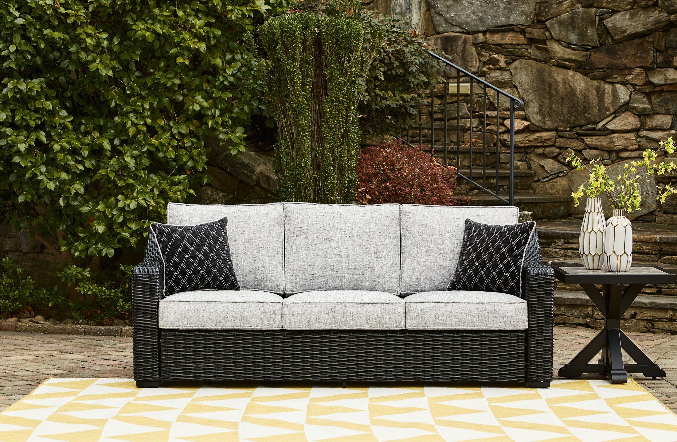 Beachcroft Outdoor Sofa with Cushion - Image 14