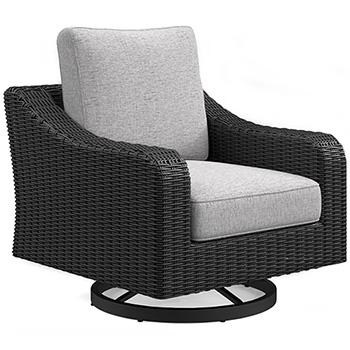 Beachcroft Outdoor Swivel Lounge with Cushion - Image 12