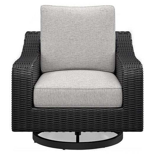 Beachcroft Outdoor Swivel Lounge with Cushion - Image 13