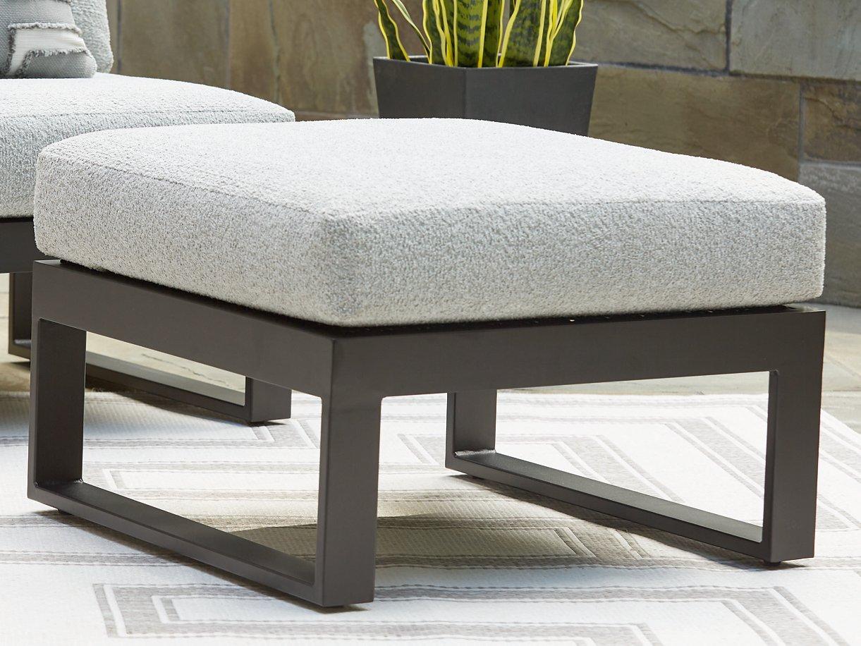 Beachloft Outdoor Ottoman with Cushion - Image 2