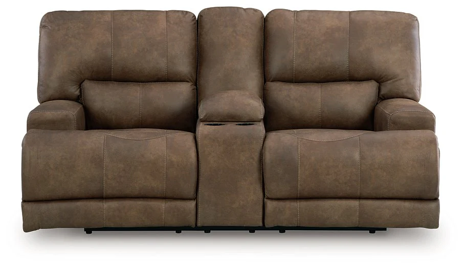 Beckley Place Power Reclining Loveseat with Console - Image 4