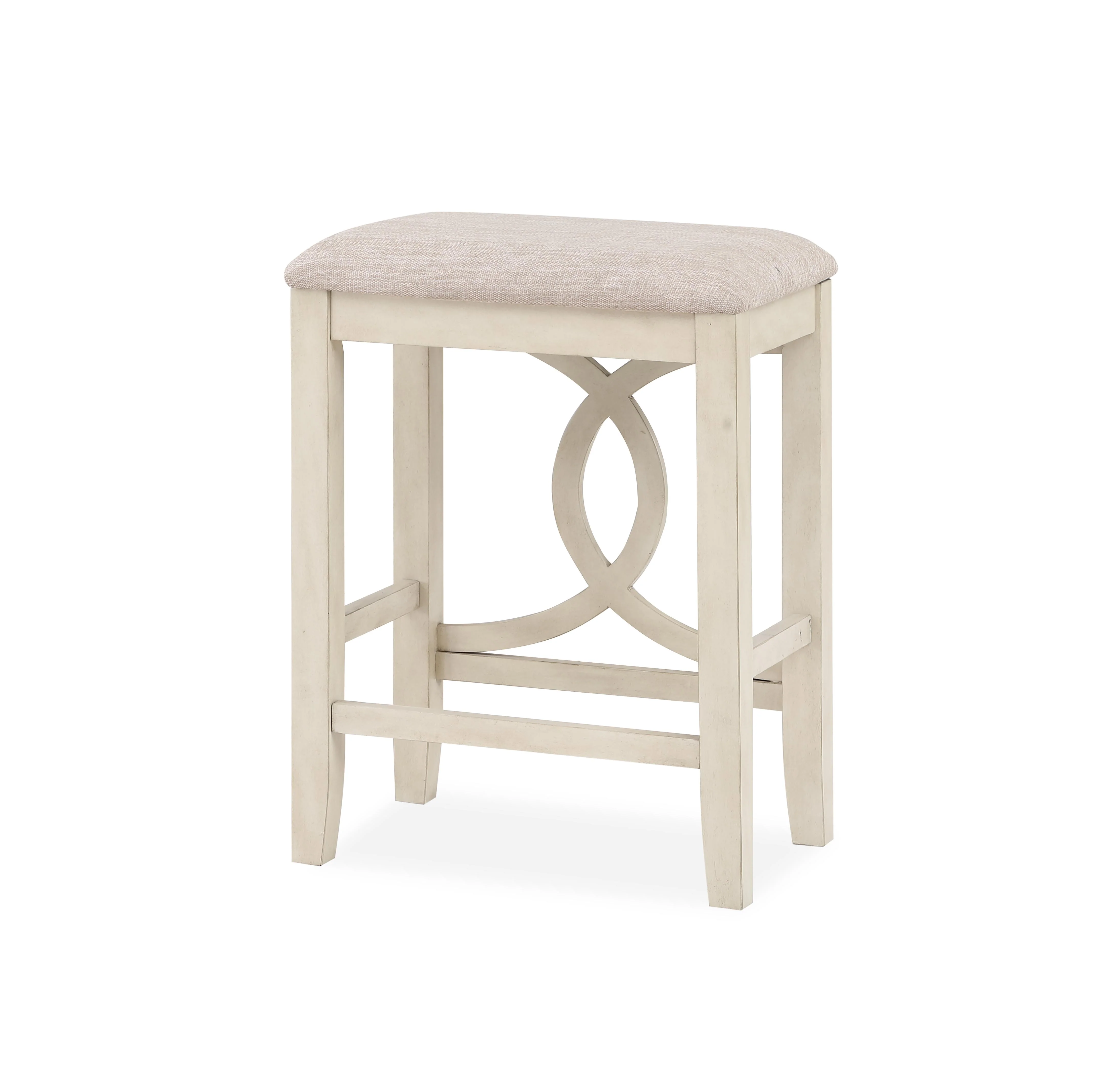 BELLA COUNTER TABLE & 2 STOOLS -2 TONE BISQUE - Image 6