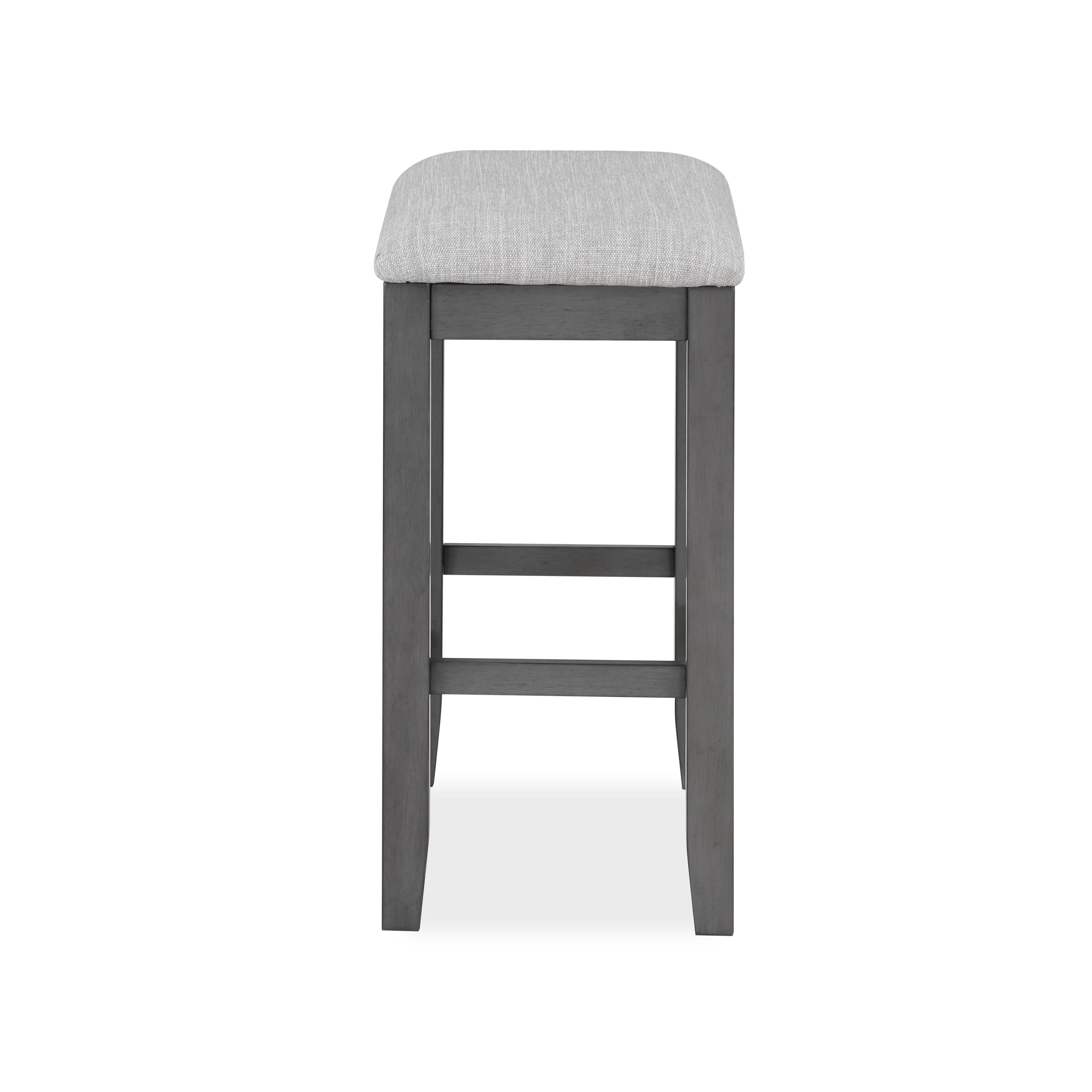 BELLA COUNTER TABLE & 2 STOOLS-GRAY - Image 8
