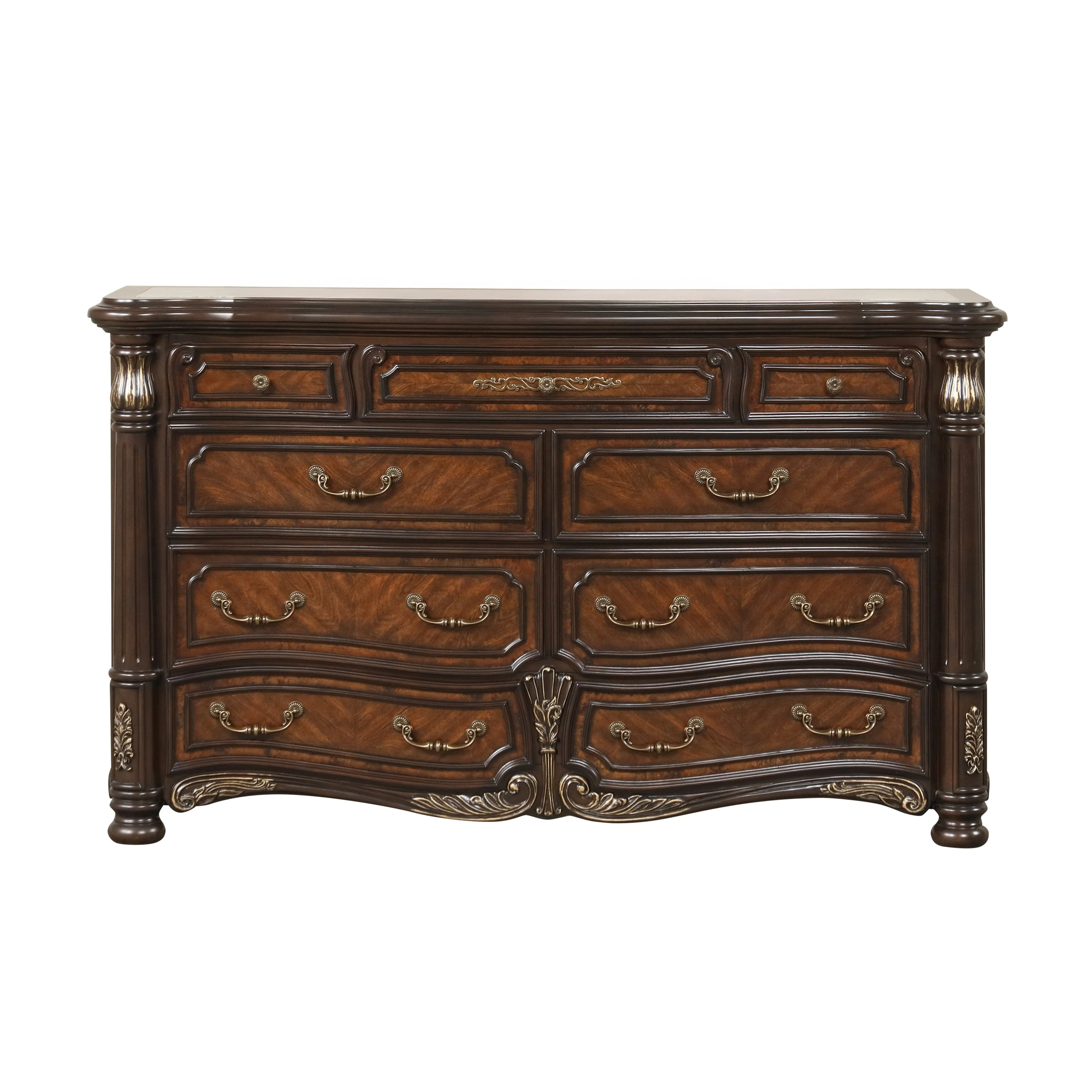 Bella Notte Dresser- Mahogany Brown - Image 2